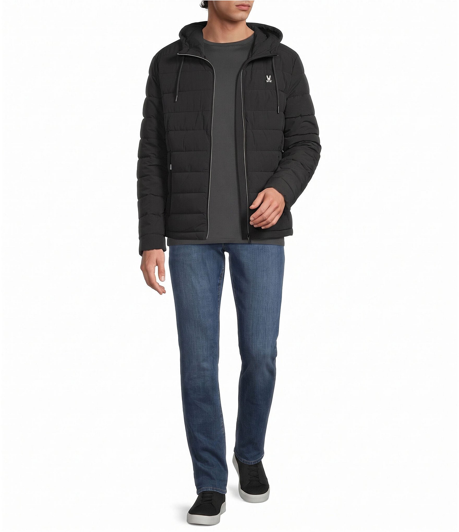 Psycho Bunny Linus Hooded Puffer Jacket