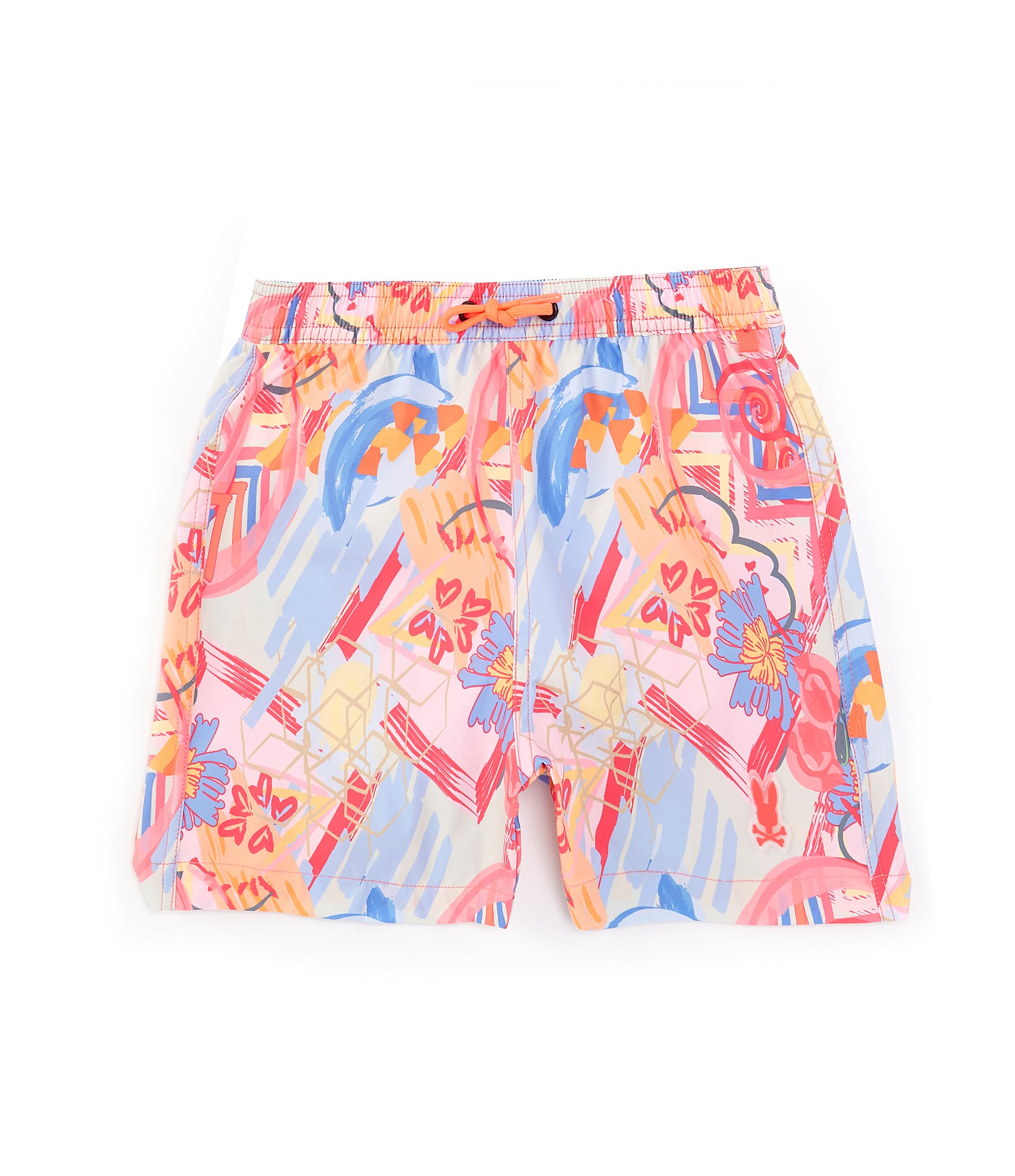 Psycho Bunny Little Boys 5-6 Benton Printed Swim Trunks | Dillard's