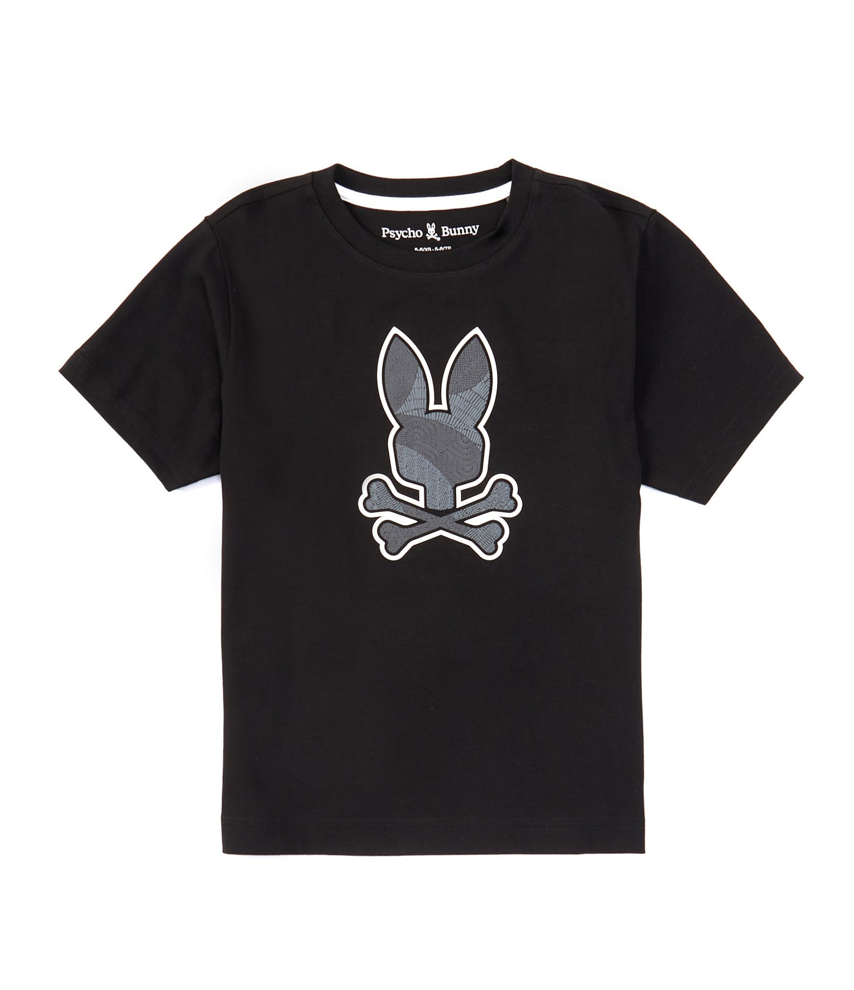 Psycho Bunny Little Boys 5-6 Short Sleeve Lenox Graphic T-Shirt