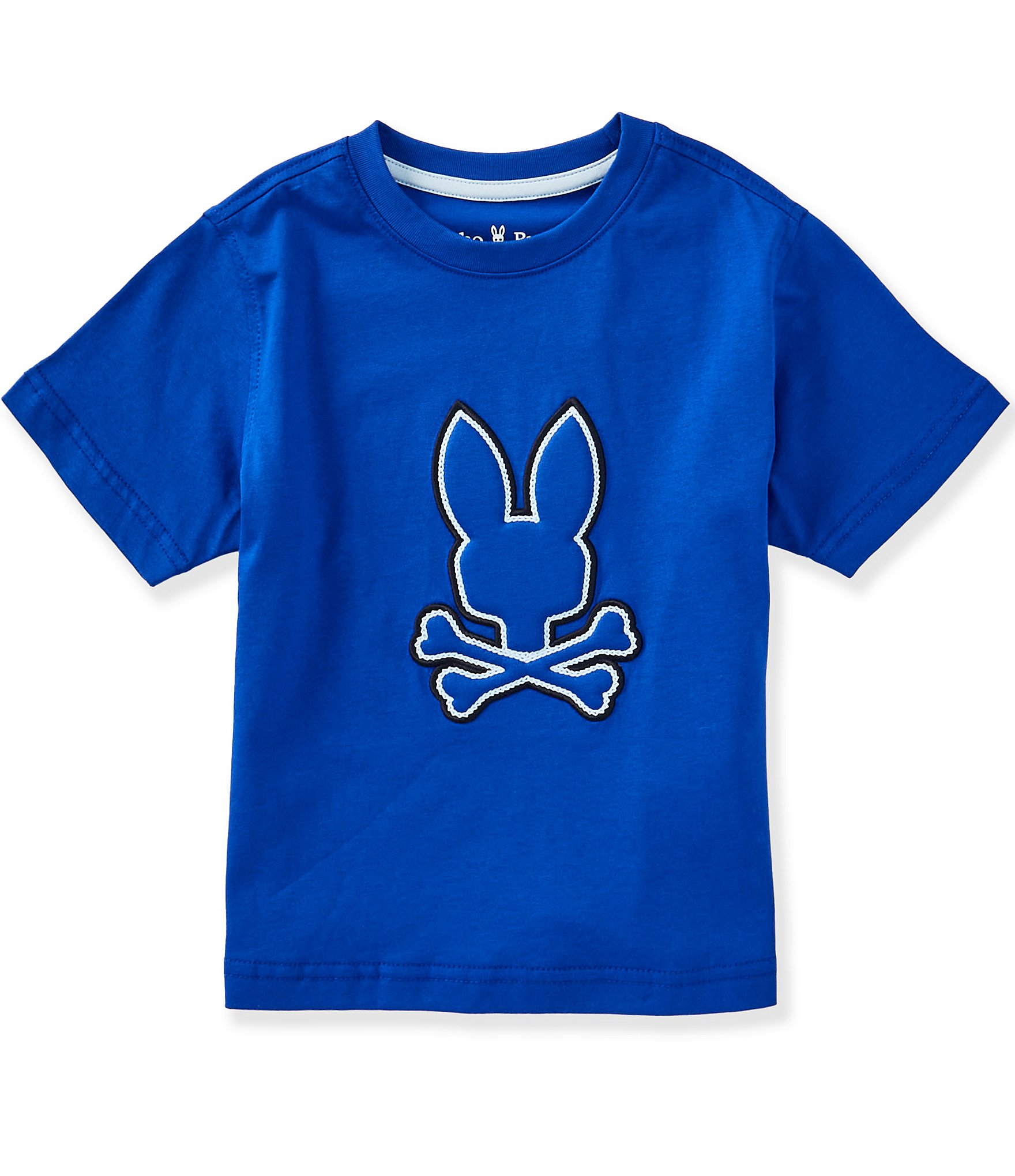 Psycho Bunny Little Boys Short Sleeve Bruno Graphic Tee