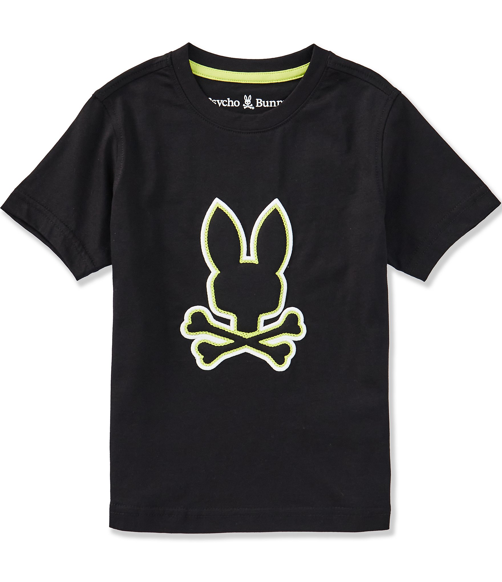 Psycho Bunny Little Boys Short Sleeve Bruno Graphic Tee