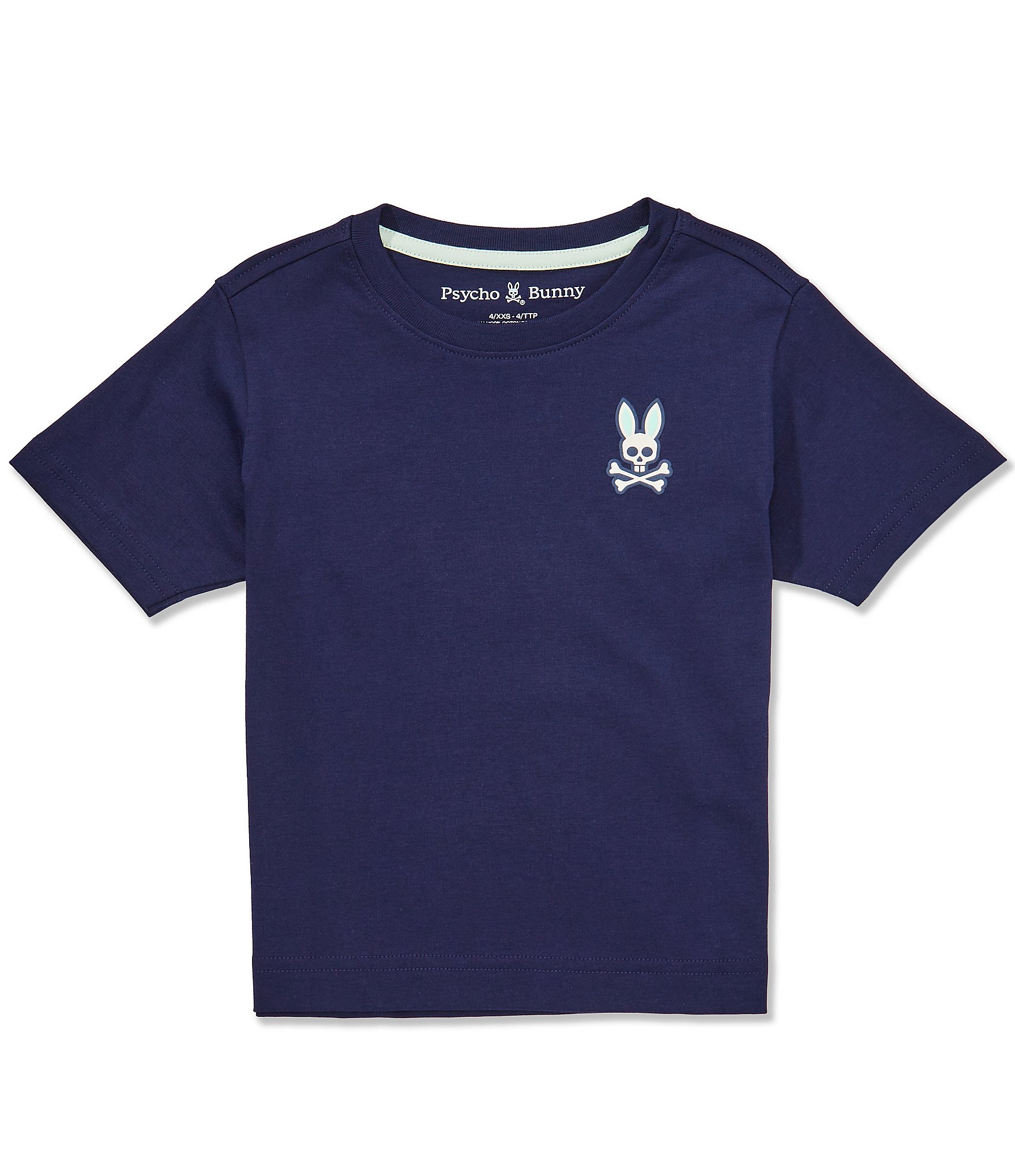 Psycho Bunny Little Boys Short Sleeve Frank Back Graphic Tee