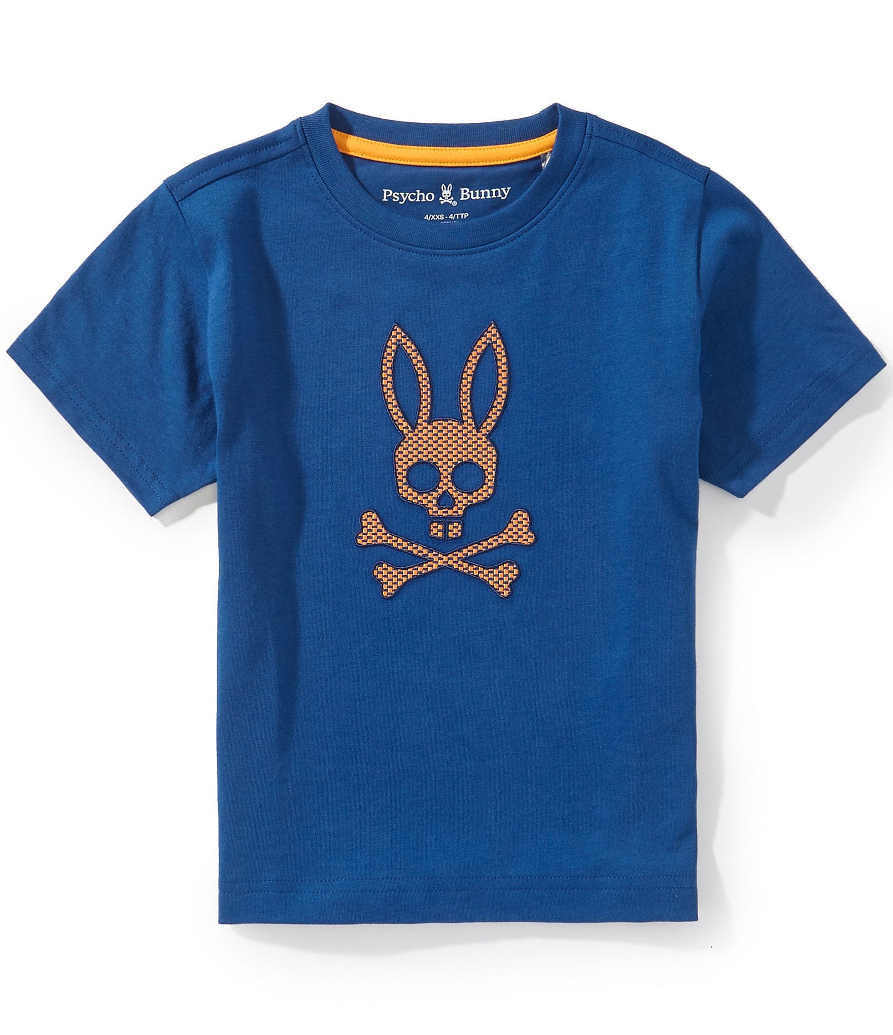 Psycho Bunny Little Boys Short Sleeve Stan Bunny Graphic T-Shirt