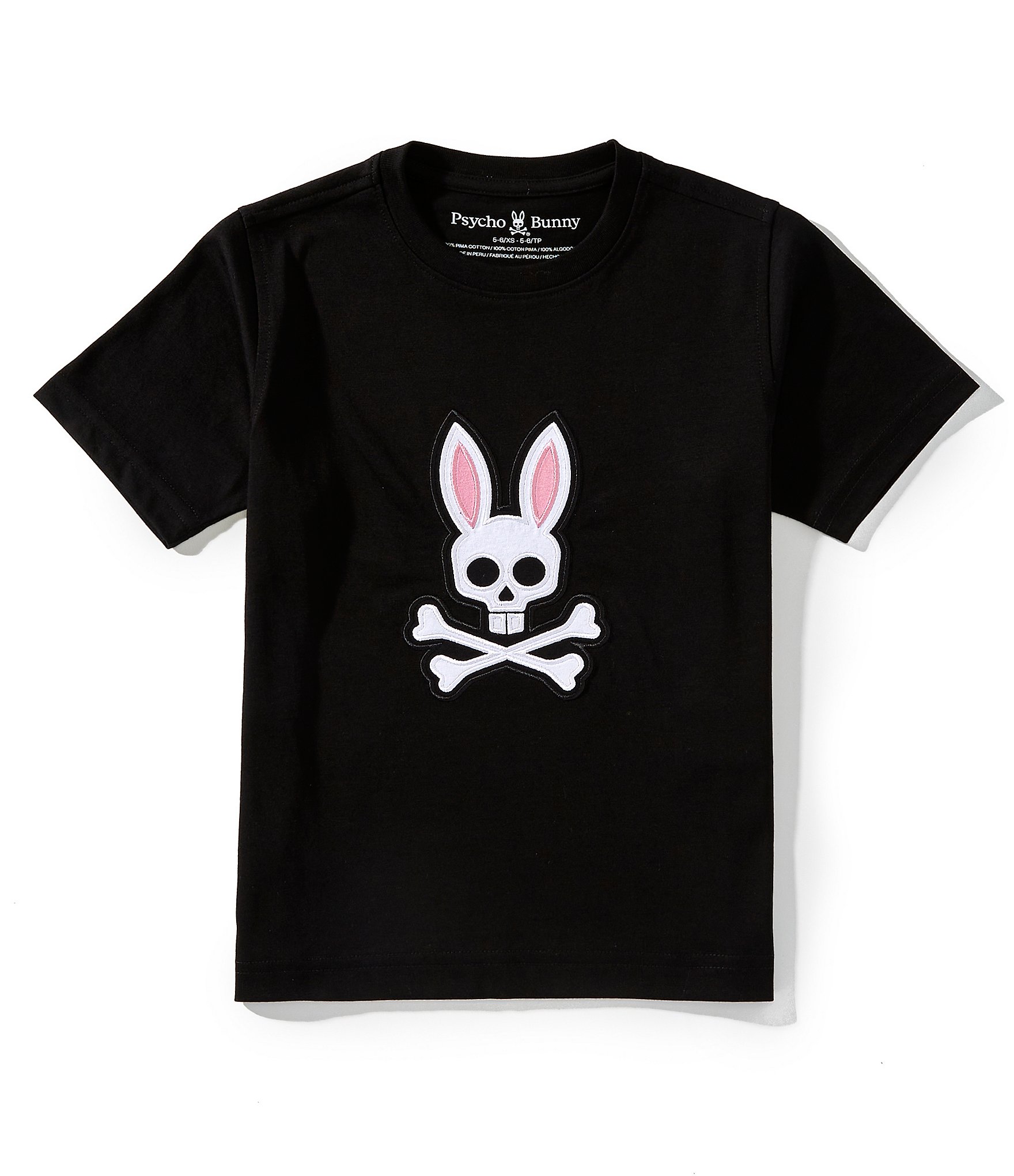 Psycho Bunny Little/Big Boys Archive Bunny Short-Sleeve T-Shirt