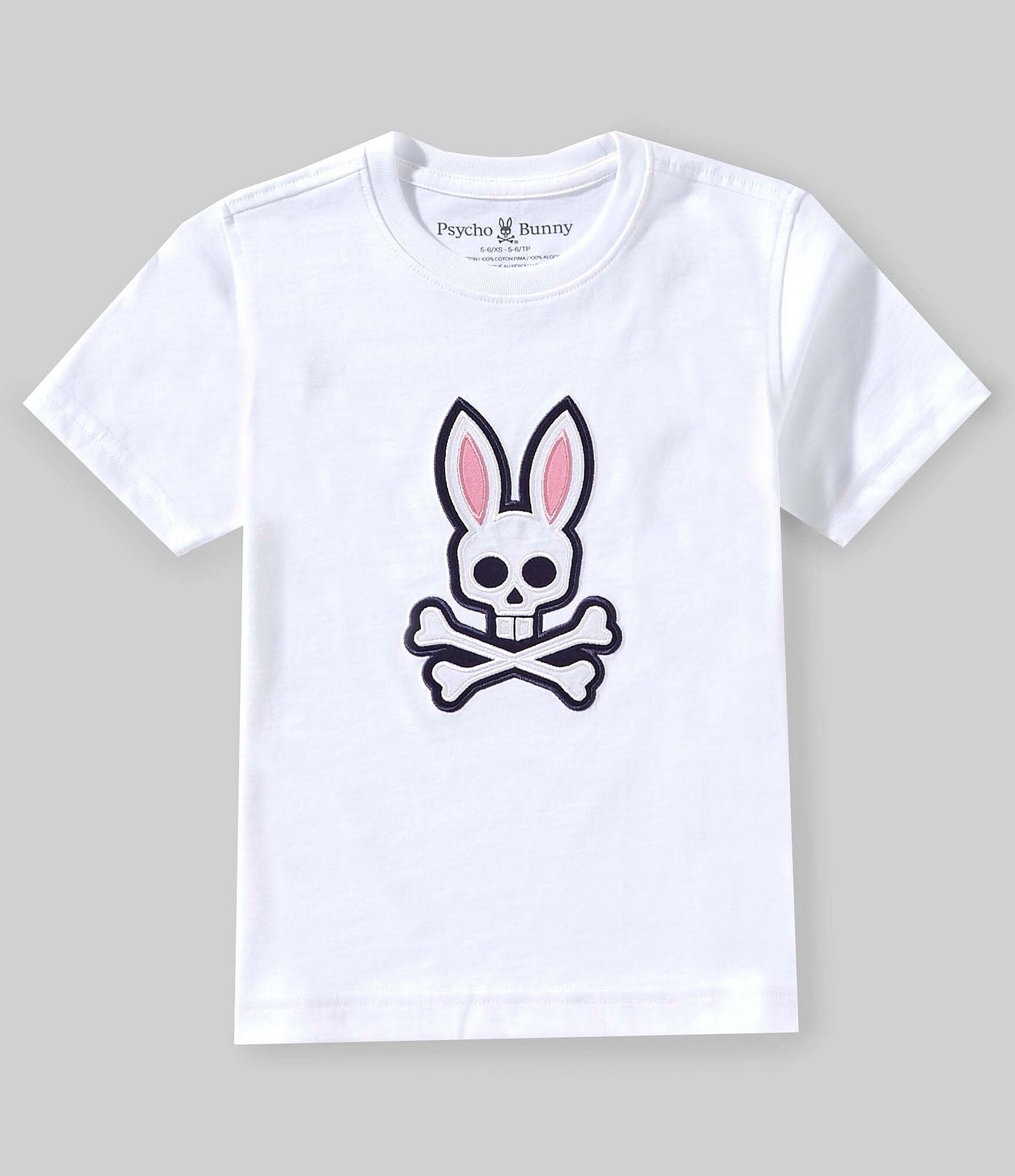 Psycho Bunny Little/Big Boys Archive Bunny Short-Sleeve T-Shirt
