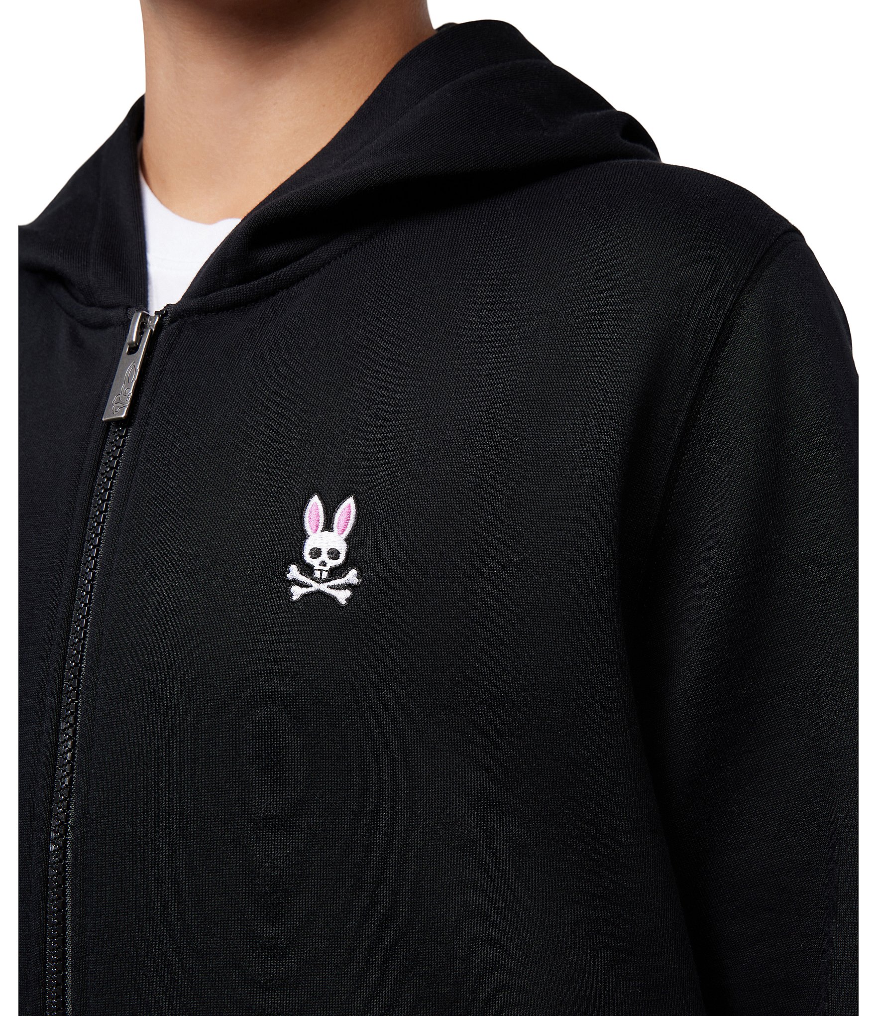 Psycho Bunny Little/Big Boys 5-20 Long Sleeve French Terry Hoodie Jacket