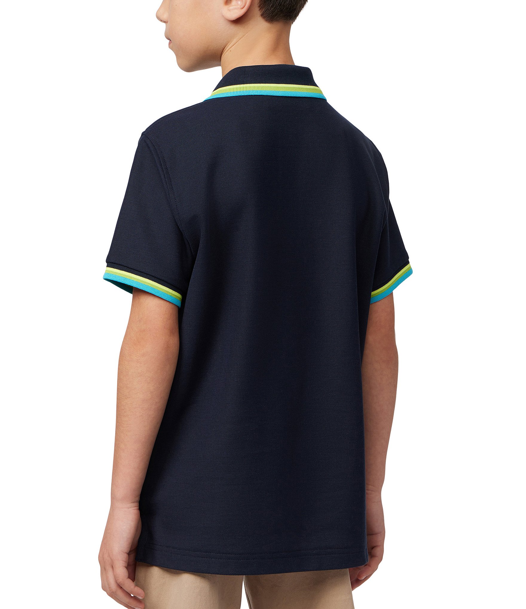 Psycho Bunny Little/Big Boys 5-20 Short Sleeve Apple Valley Pique Polo Shirt