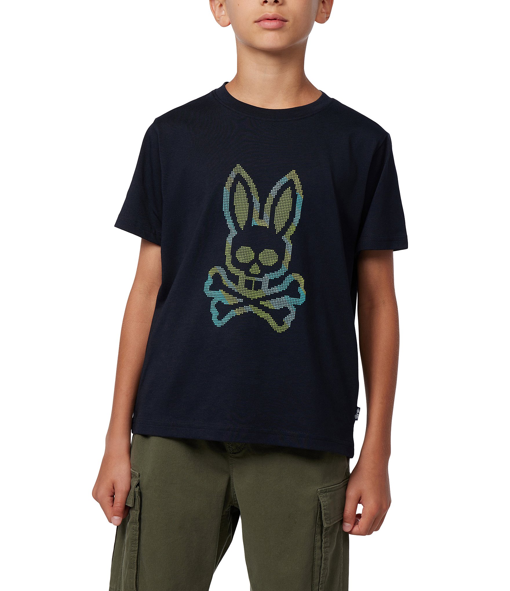 Psycho Bunny Little/Big Boys 5-20 Short Sleeve Apple Valley Sweater-Stitch  T-Shirt | Dillard's