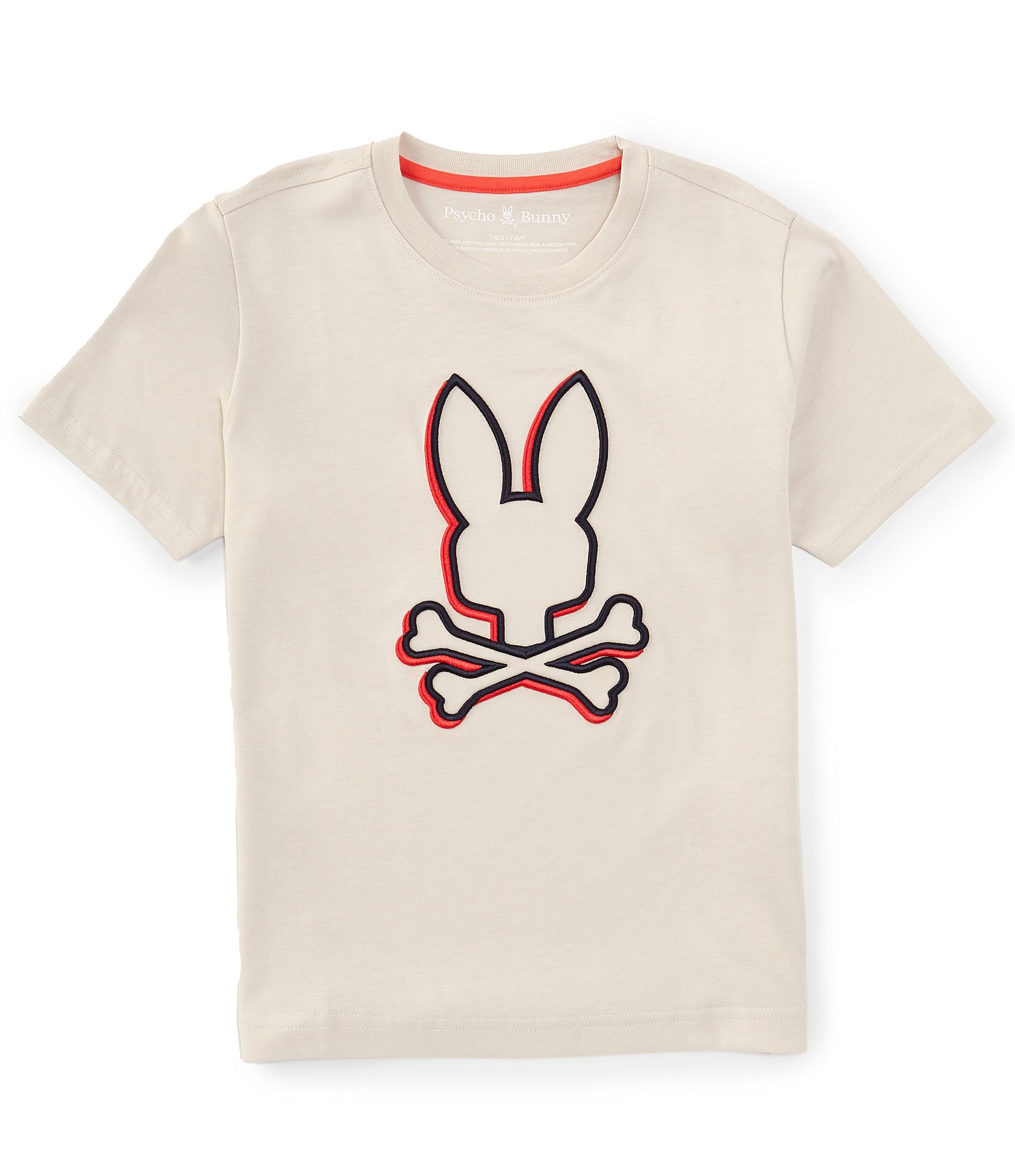 Psycho Bunny Little/Big Boys 7-20 Short Sleeve Bellaire Graphic T-Shirt