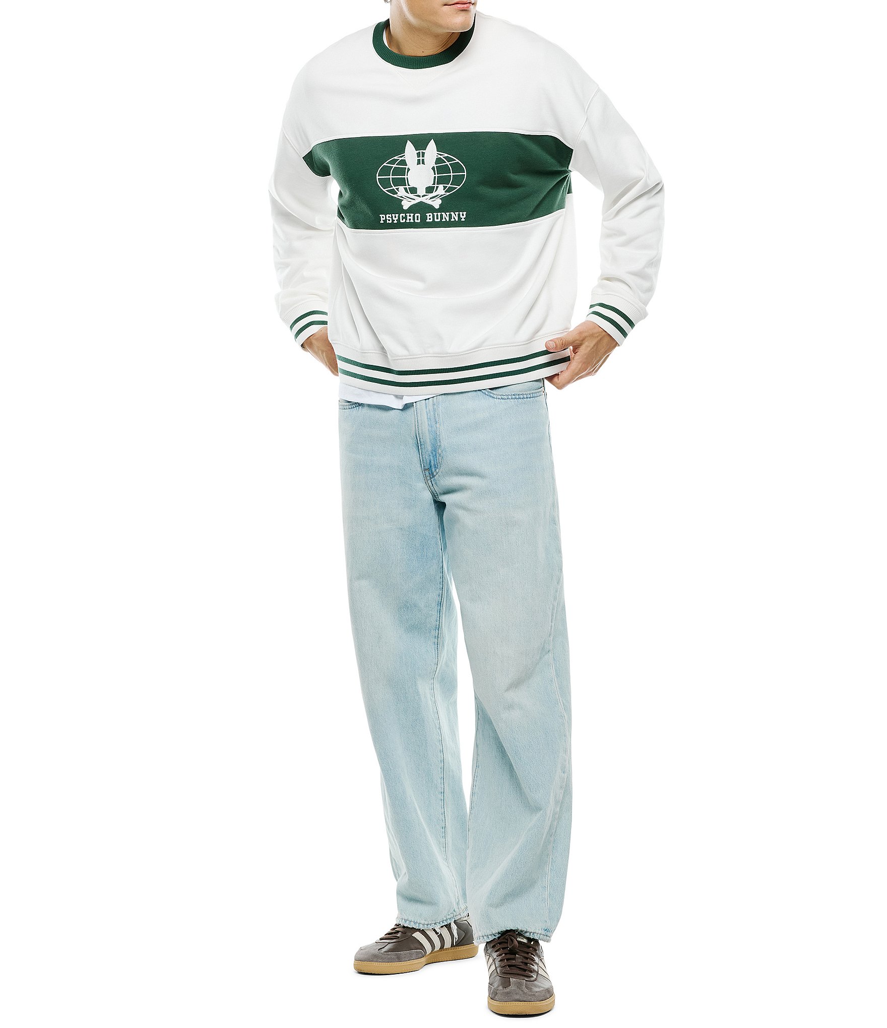 Psycho Bunny Mike French Terry Sweatshirt
