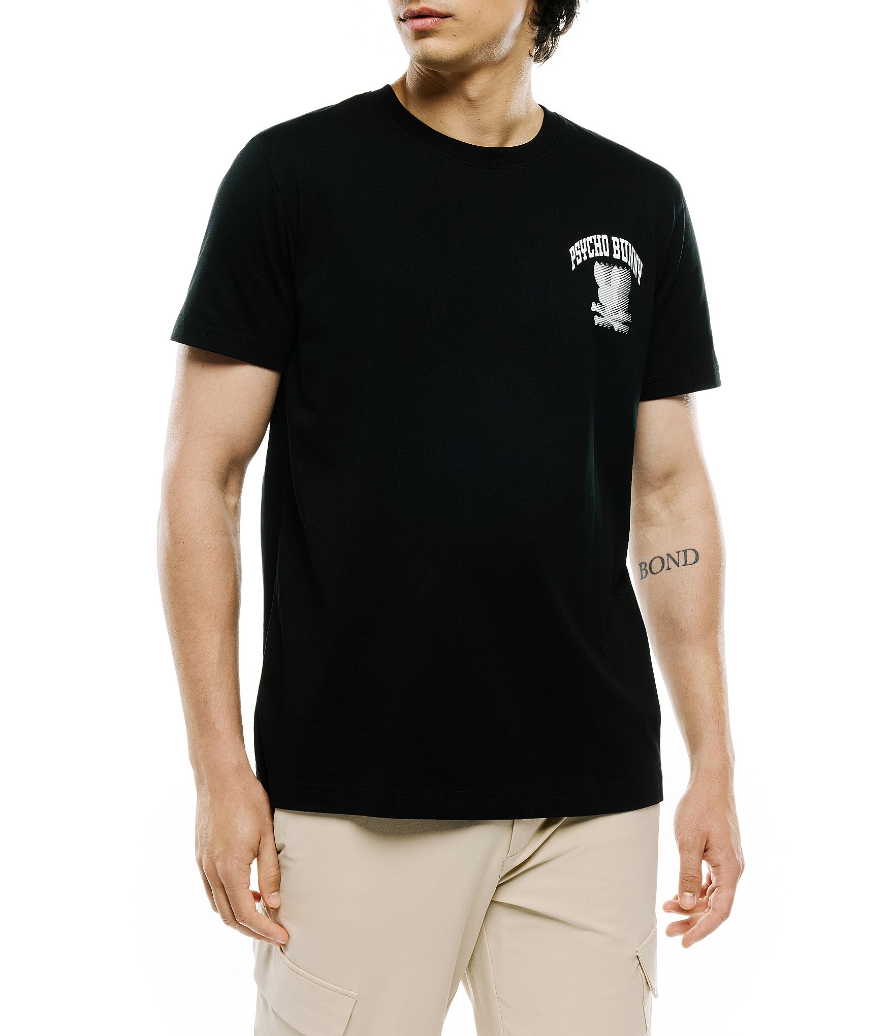 Psycho Bunny Nathaniel Graphic Short Sleeve T-Shirt