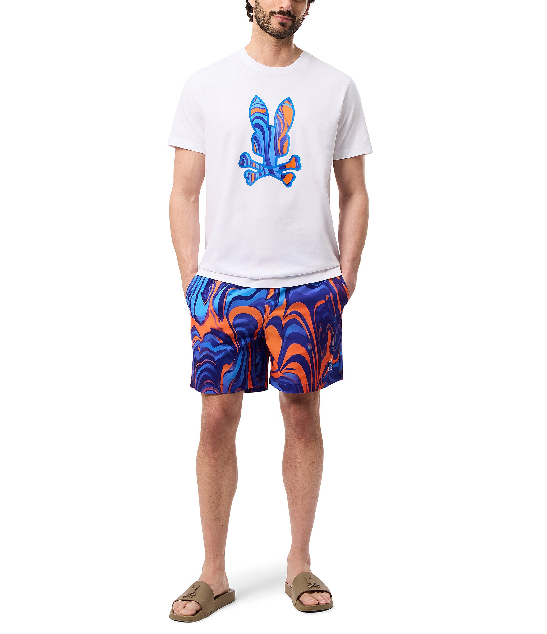 Psycho Bunny Nevada Graphic Short Sleeve T-Shirt