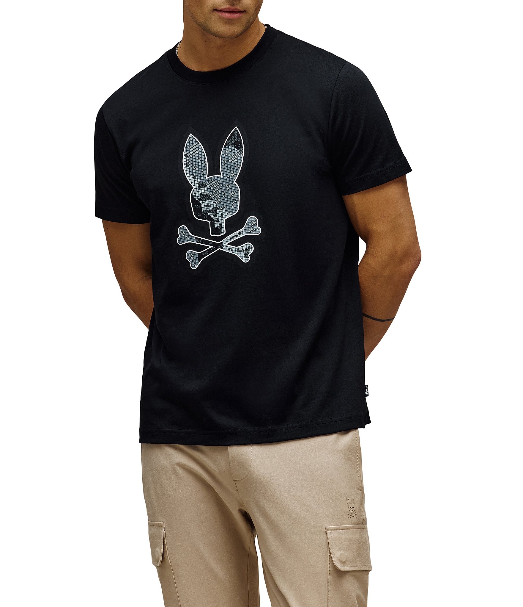 Psycho Bunny Oliver Short Sleeve Graphic T-Shirt