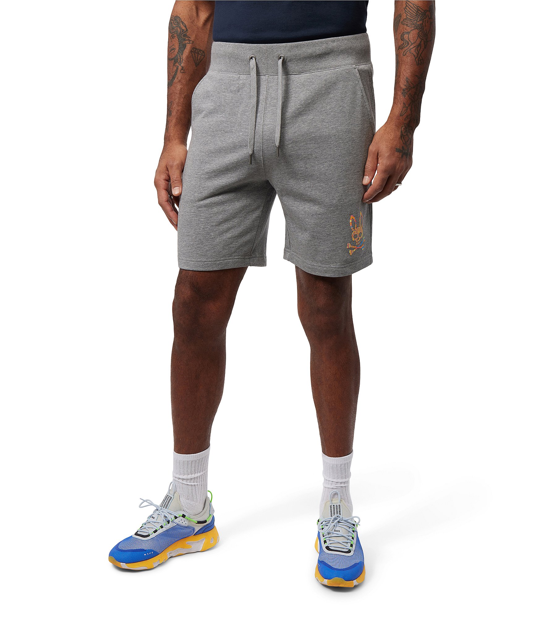 Psycho Bunny Porter 8 Inseam Sweatshorts Dillards 0316