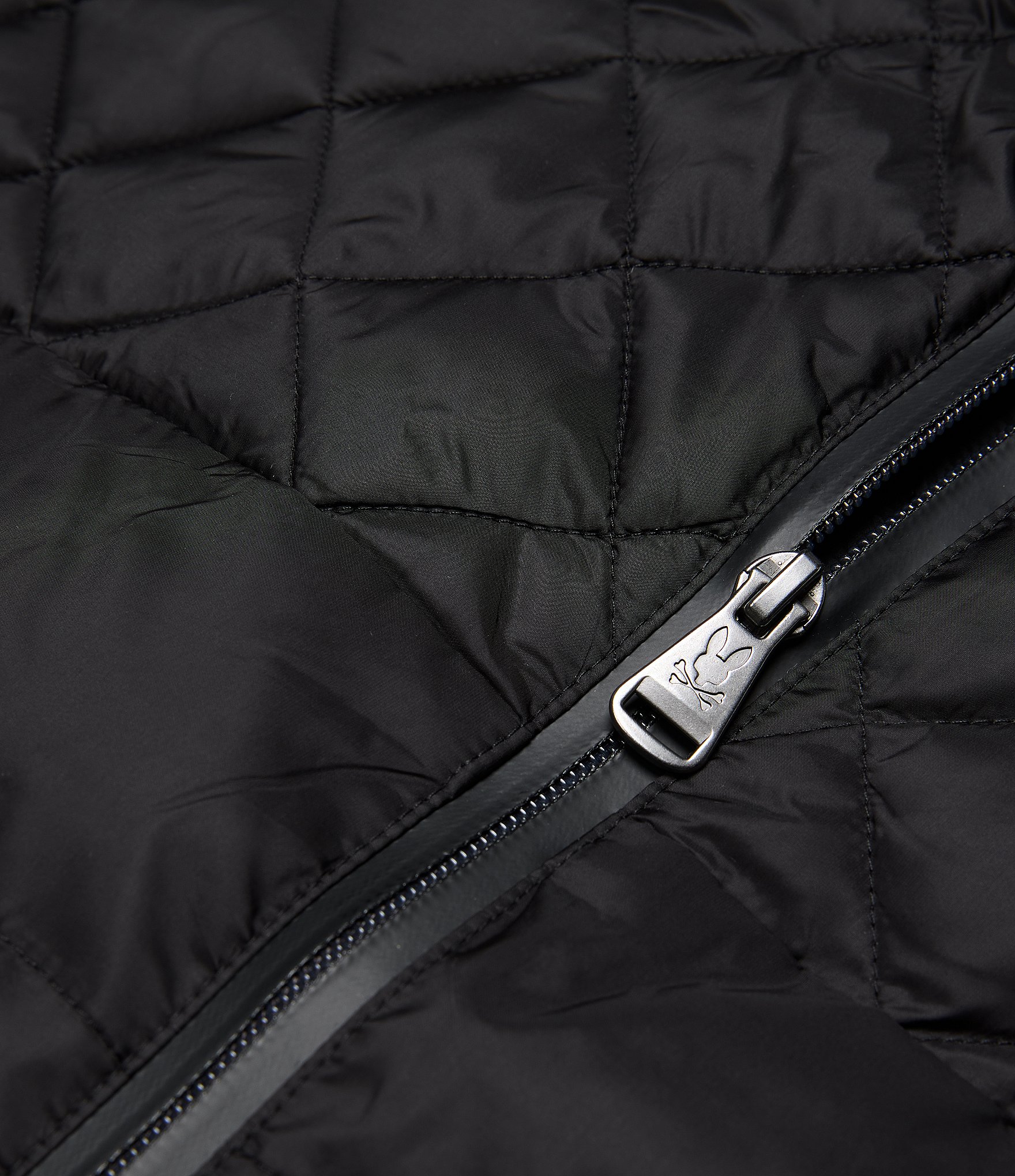 Psycho Bunny Quilted-Detail Hooded Puffer Jacket