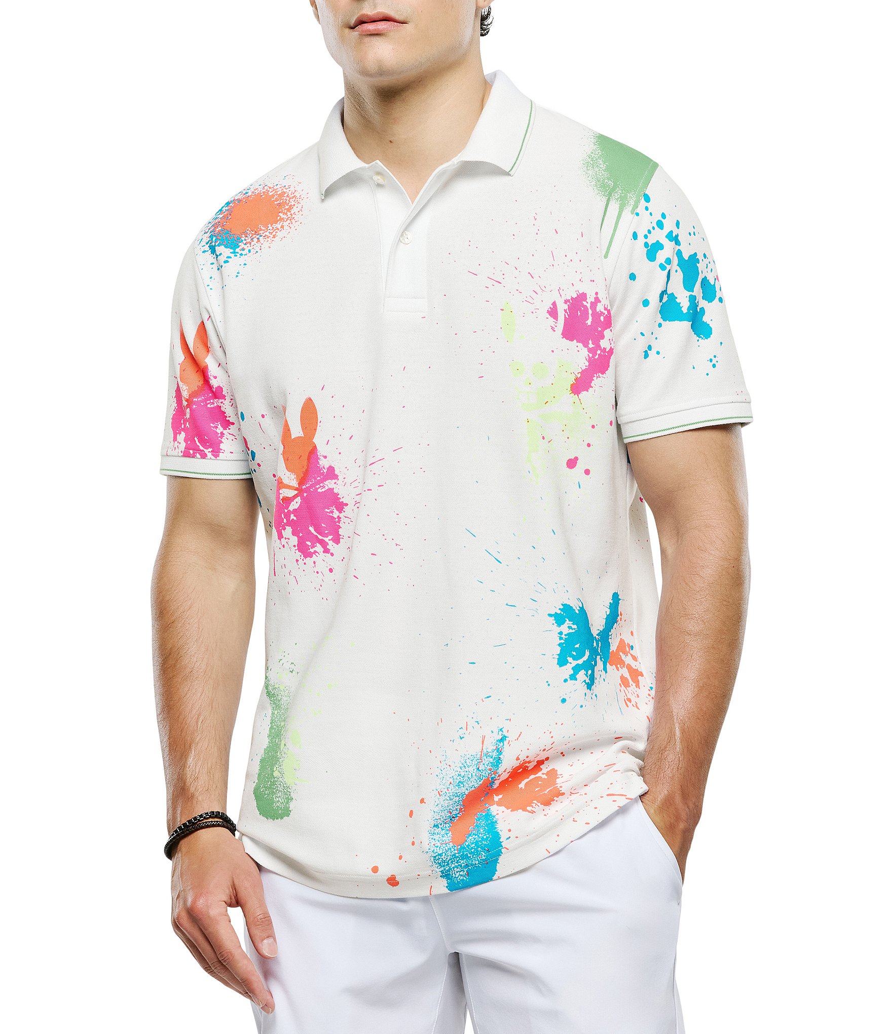 Psycho Bunny Quintin Pique Short Sleeve Polo Shirt