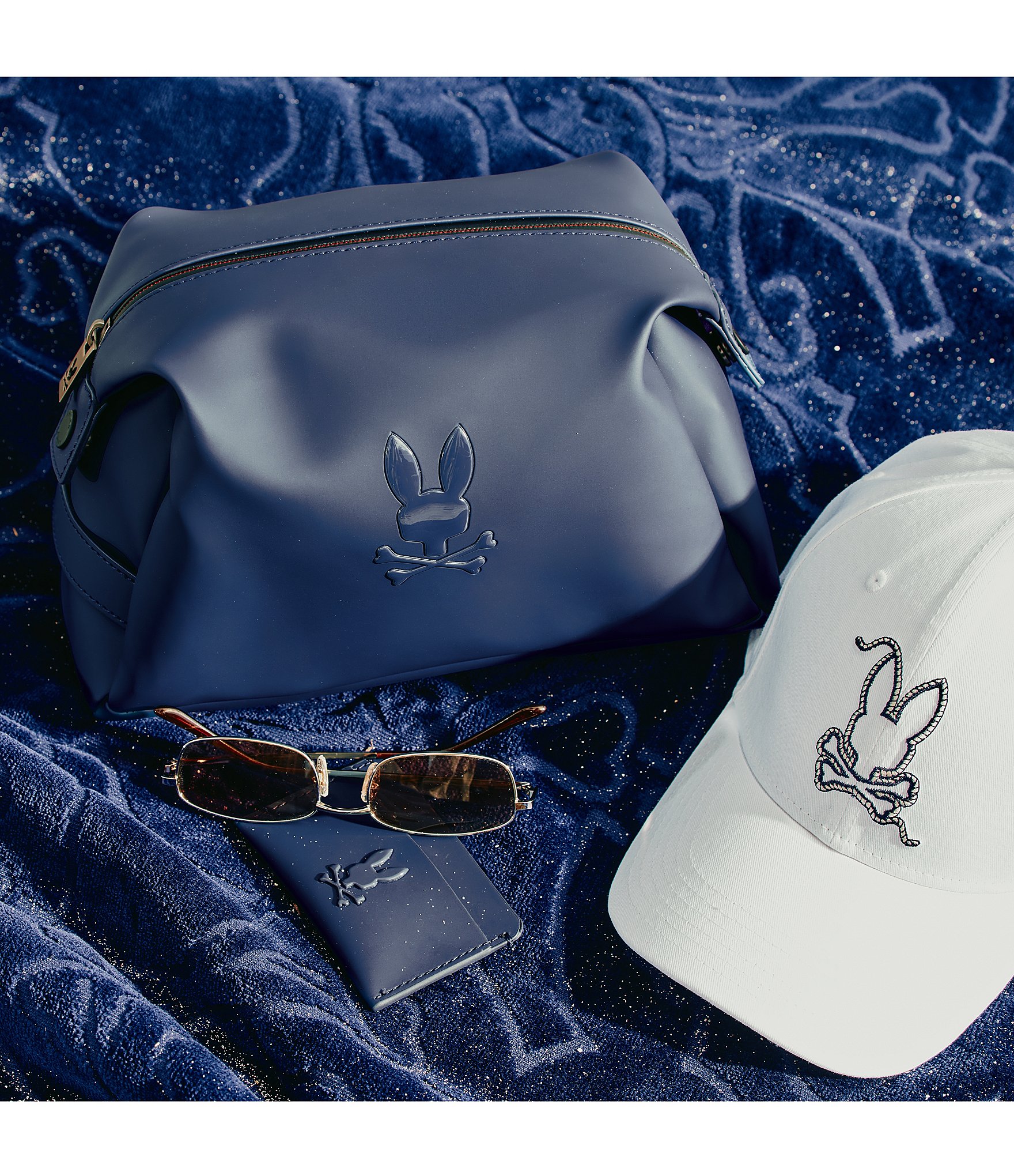 Psycho Bunny Rubberized Dopp Kit