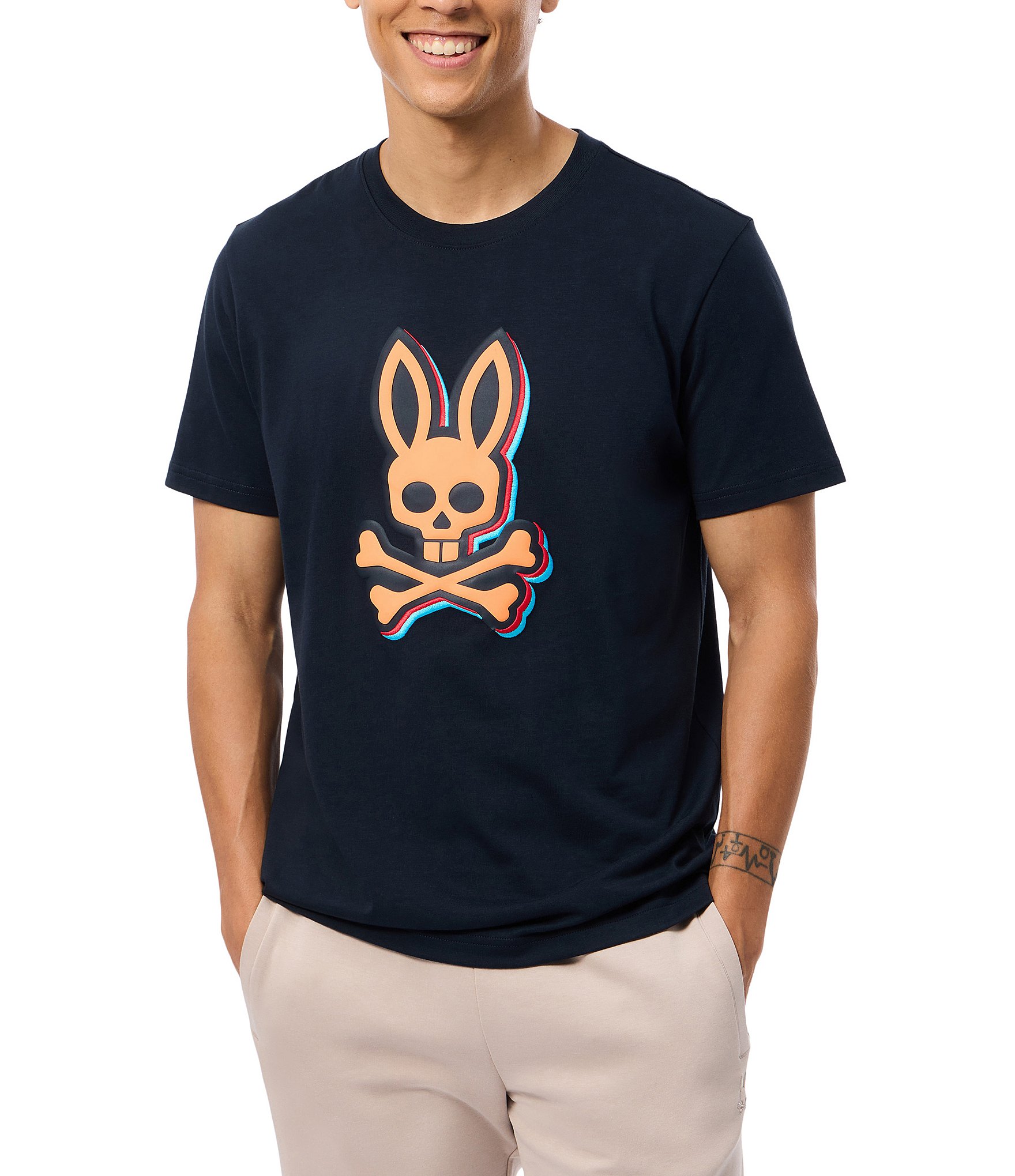 Psycho Bunny Sanderson Graphic Short Sleeve T-Shirt