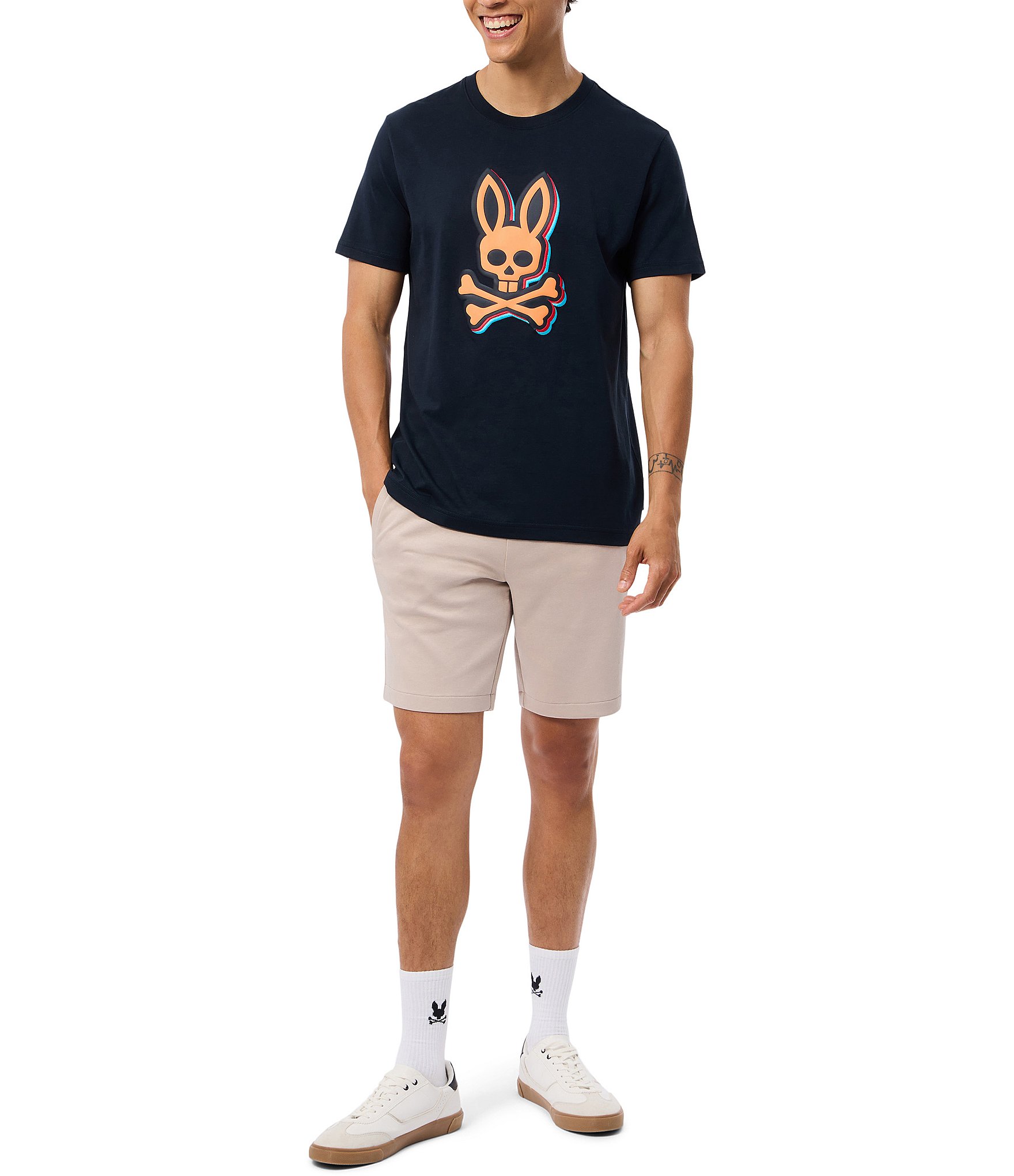 Psycho Bunny Sanderson Graphic Short Sleeve T-Shirt