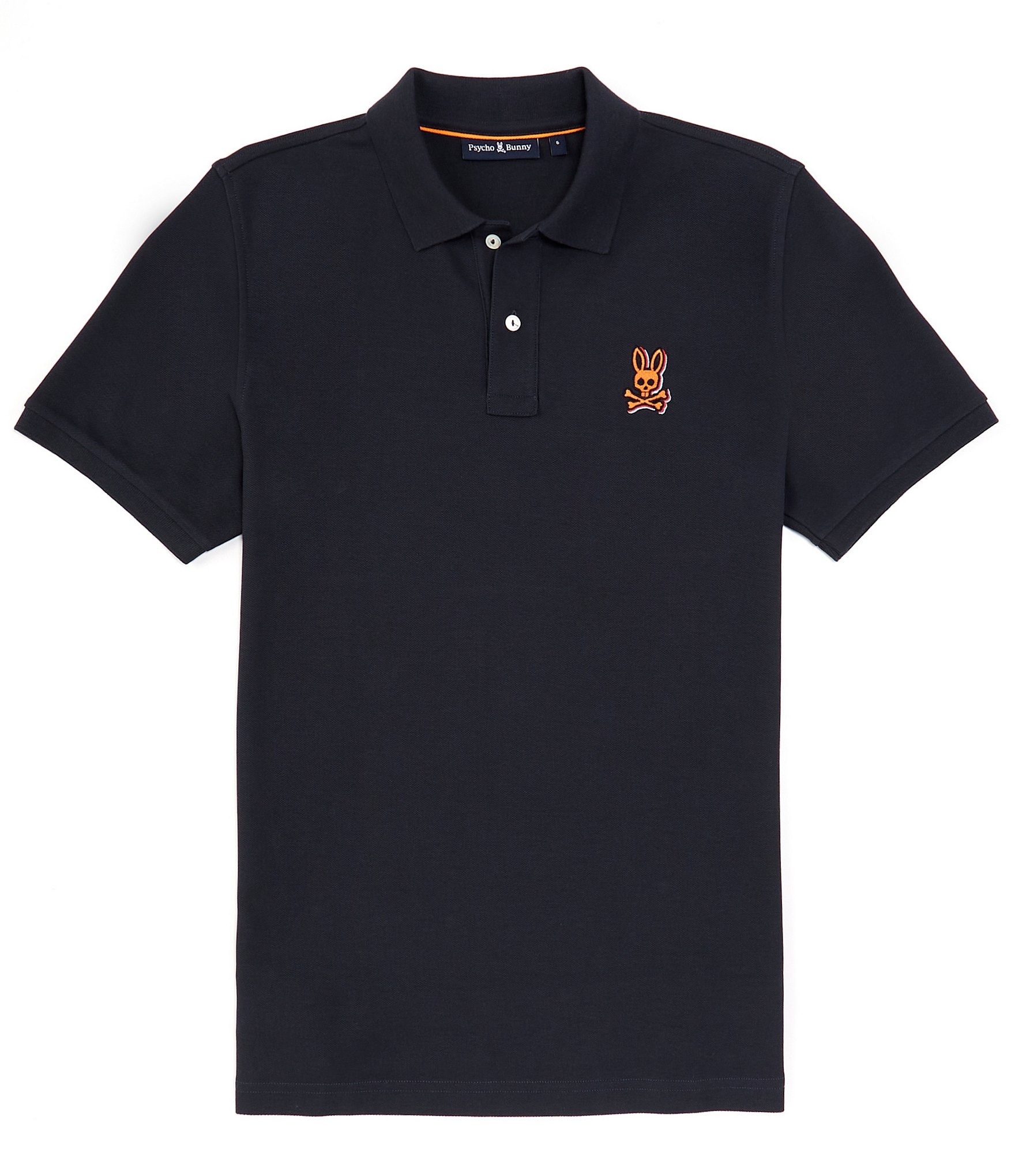 Psycho Bunny Sanderson Pique Short Sleeve Polo Shirt