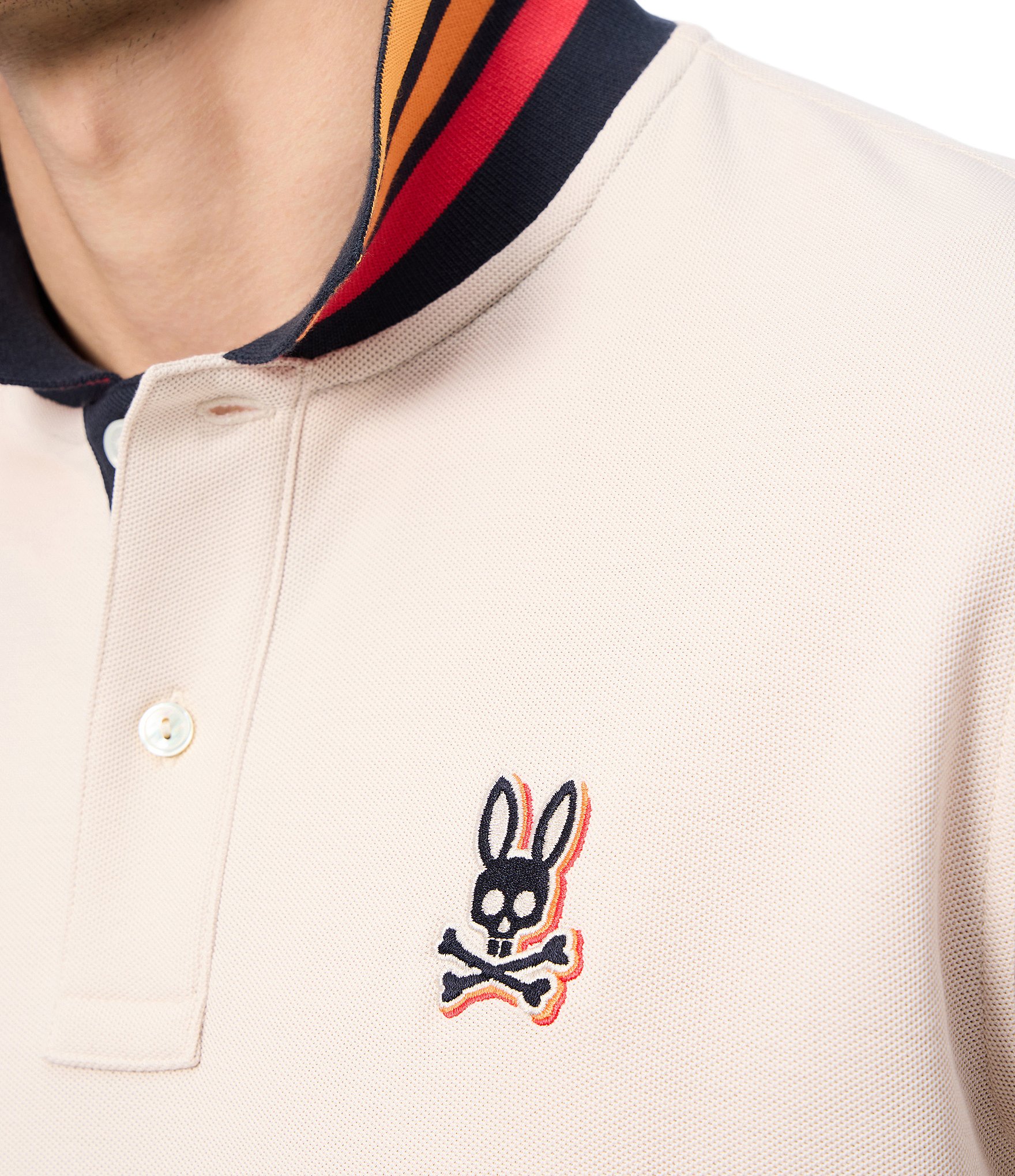 Psycho Bunny Sanderson Pique Short Sleeve Polo Shirt