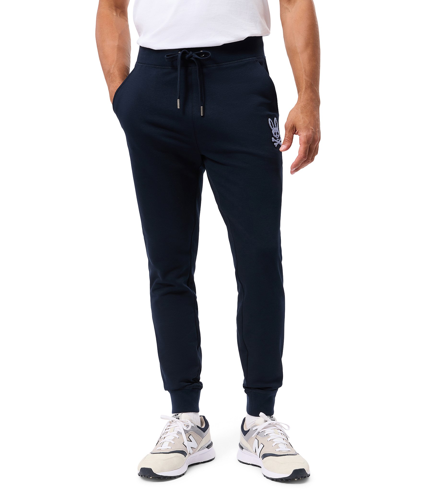 Psycho Bunny Scott Chenille Patch Sweatpants | Dillard's