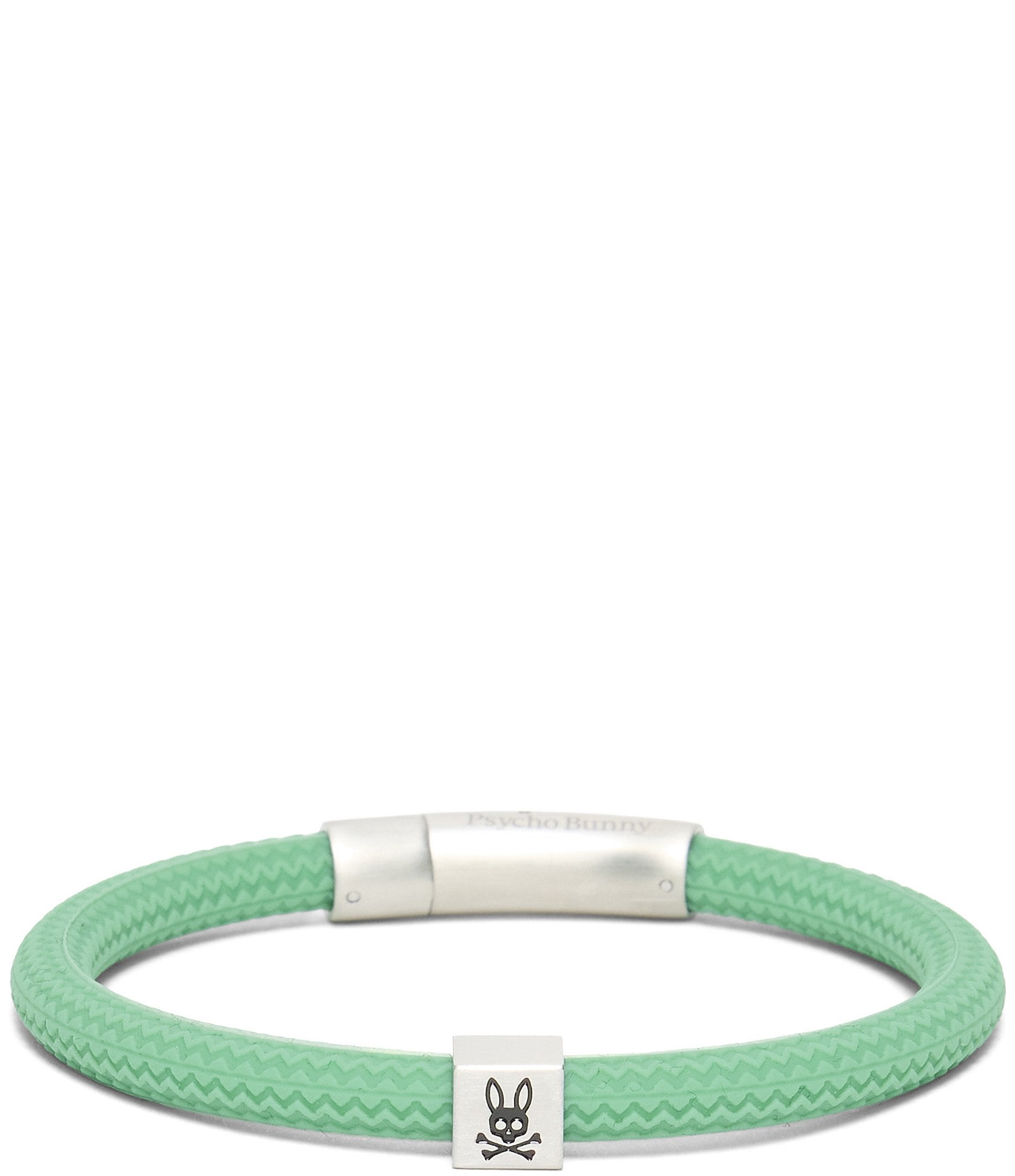 Psycho Bunny Silicone/Steel Bracelet