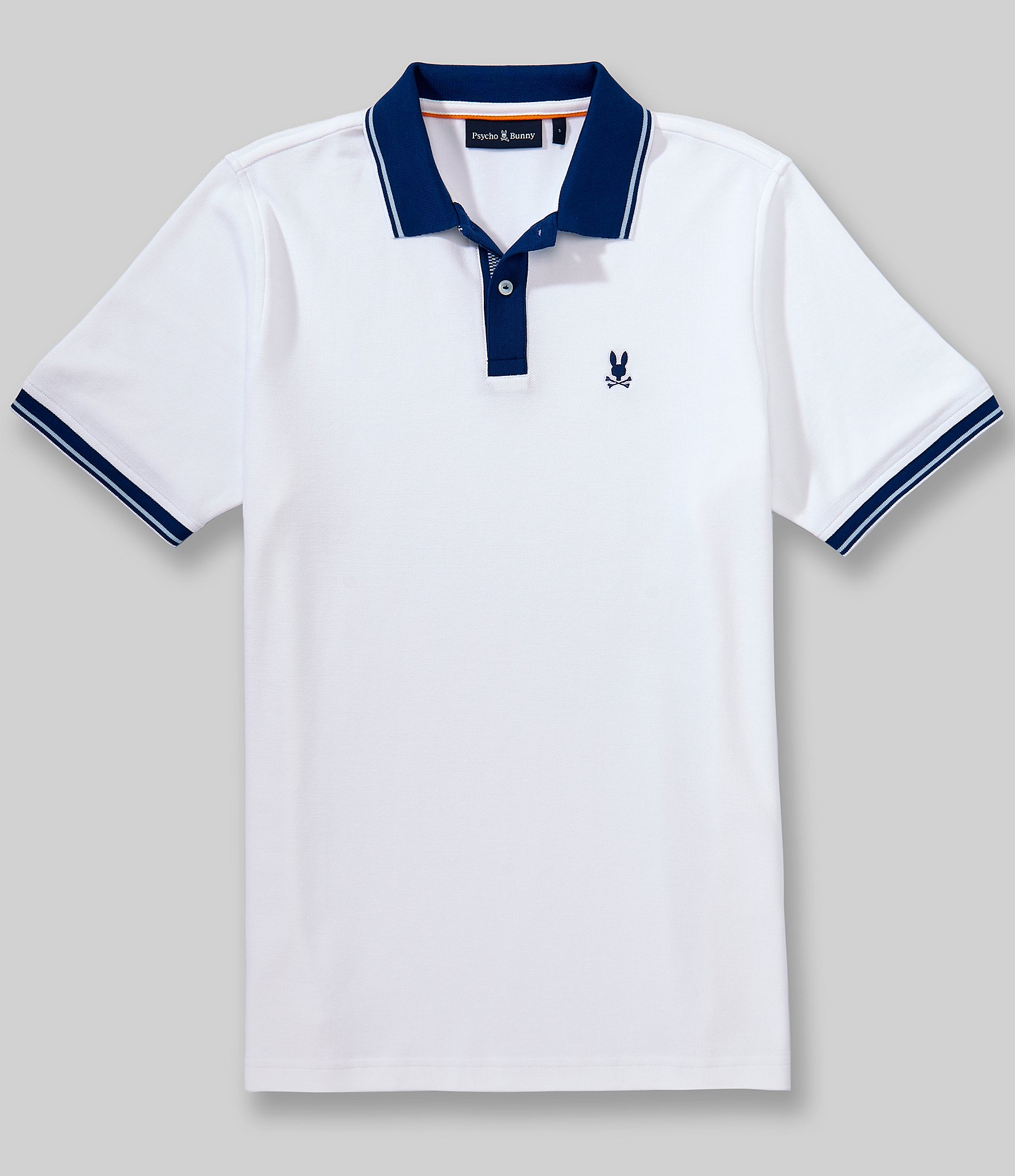 Psycho Bunny Stan Pique Short Sleeve Polo Shirt