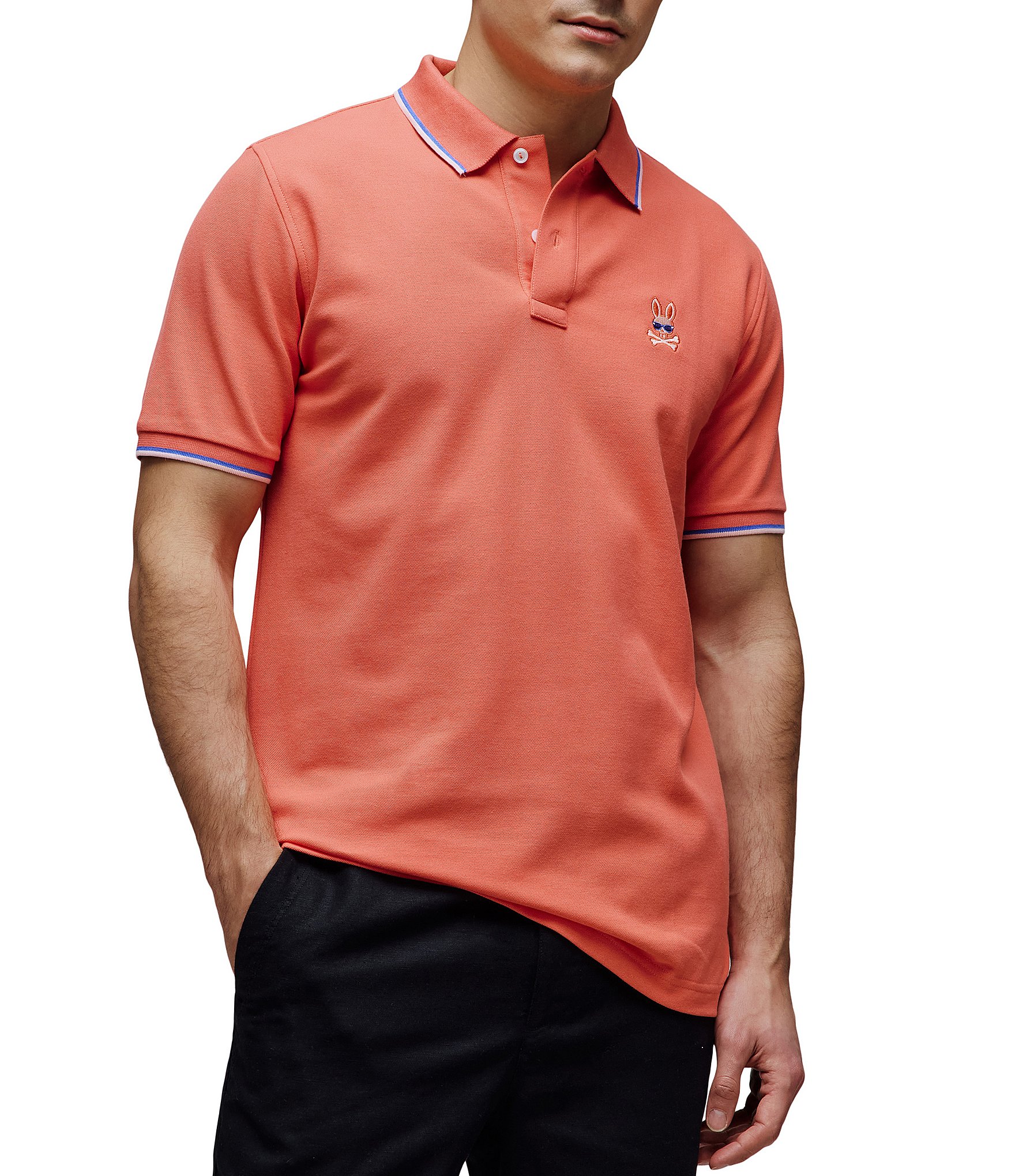 Psycho Bunny Sunny Pique Short Sleeve Polo Shirt