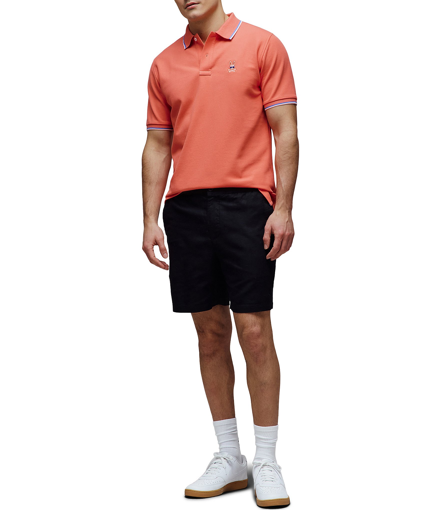 Psycho Bunny Sunny Pique Short Sleeve Polo Shirt