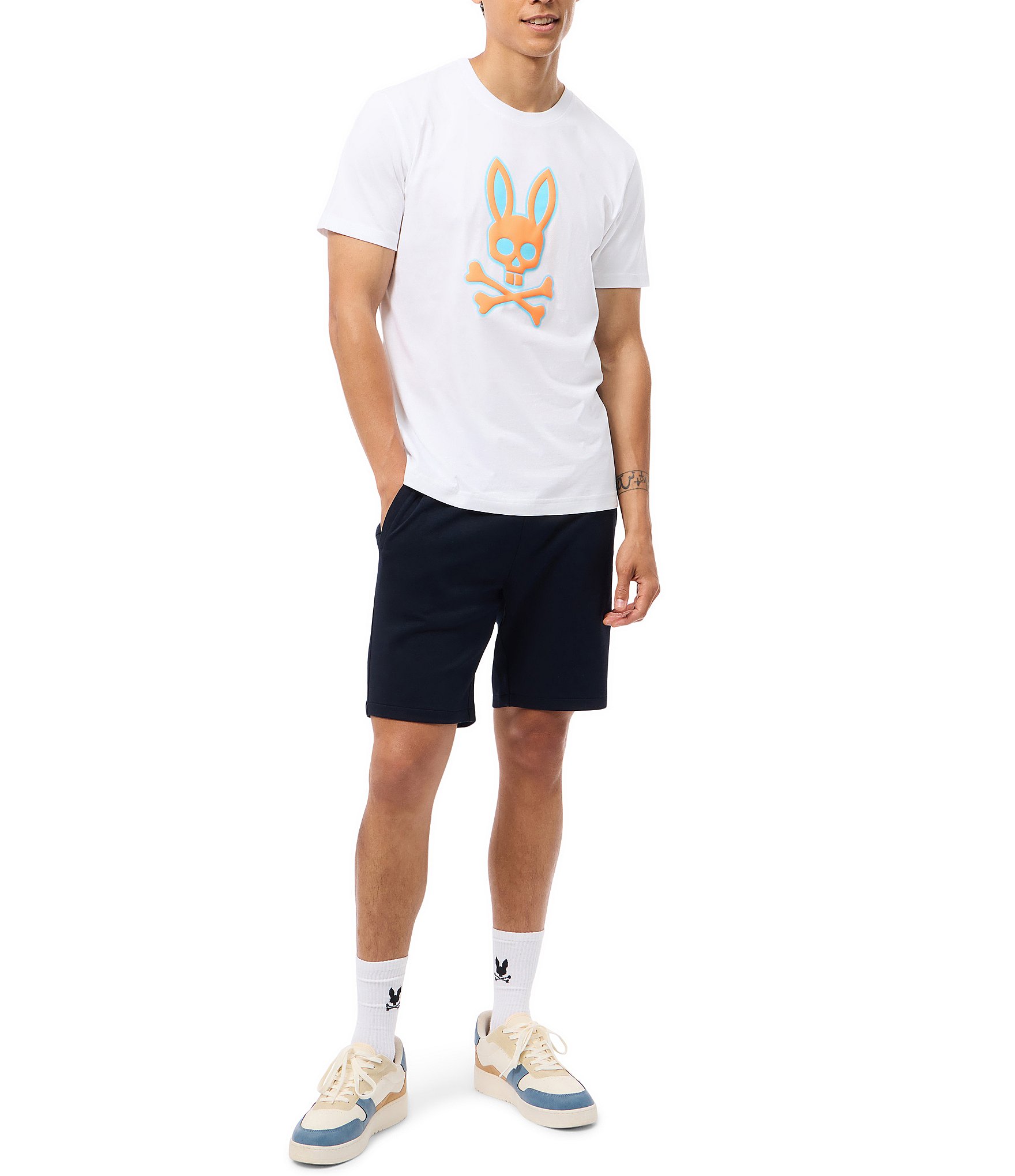 Psycho Bunny Wellington Graphic Short Sleeve T-Shirt