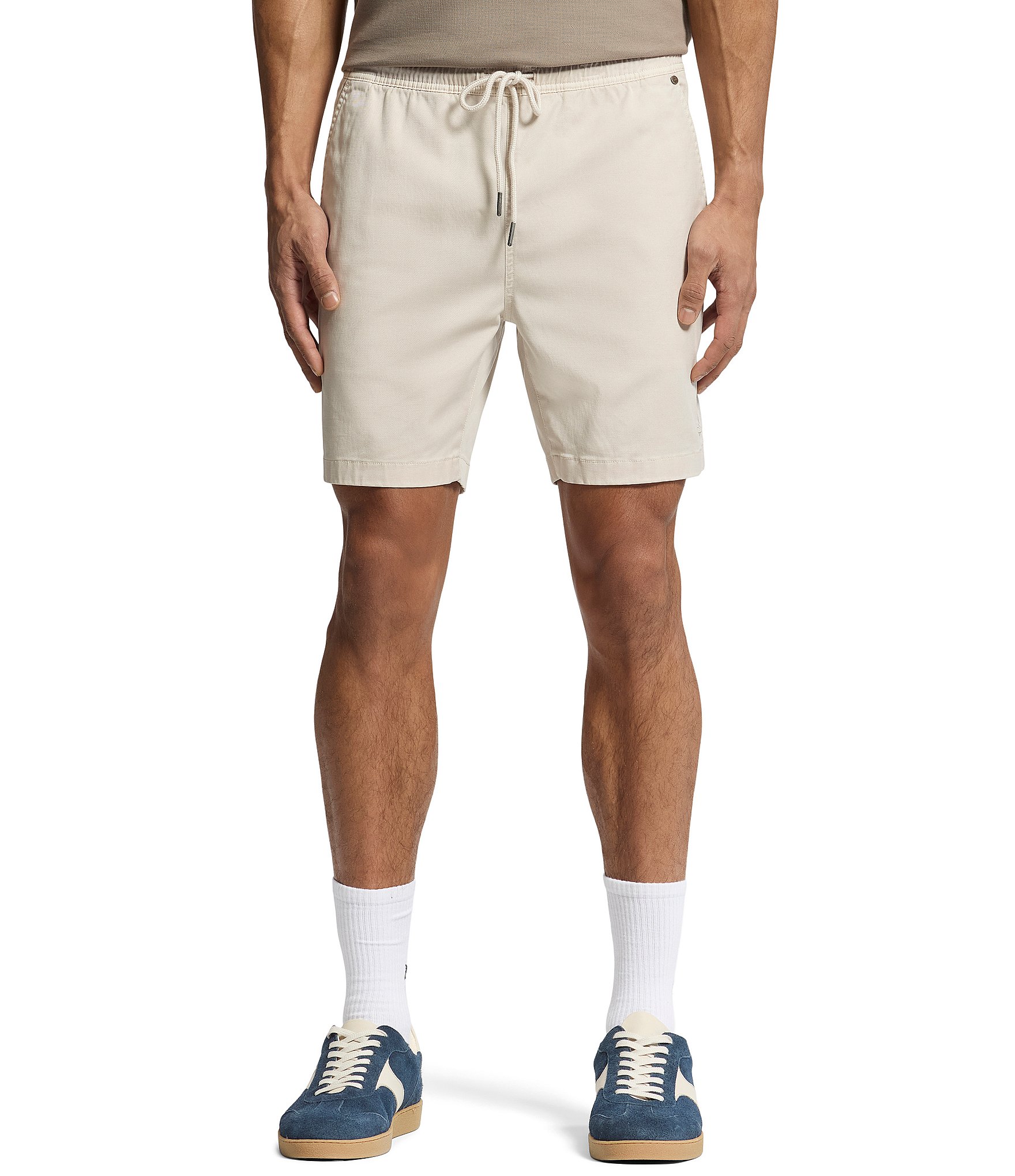 Psycho Bunny Willis Stretch Tencel 7#double; Inseam Shorts