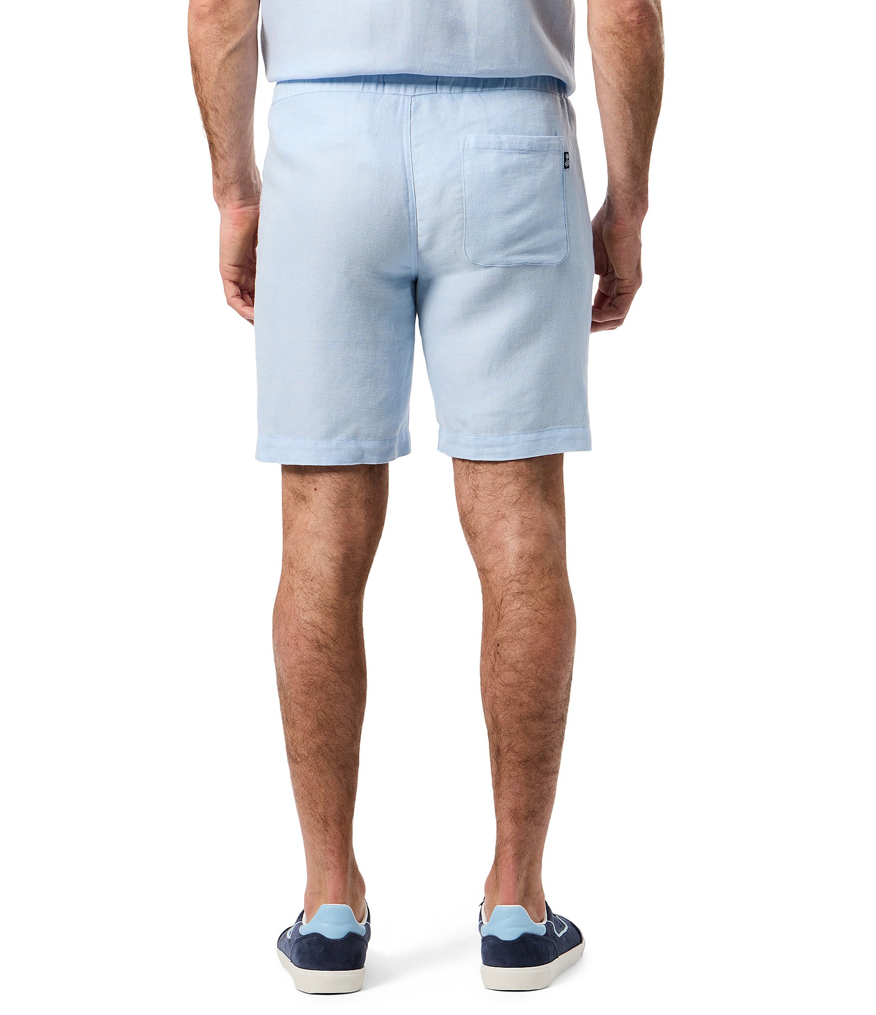 Psycho Bunny Windcrest Linen 7#double; Inseam Shorts