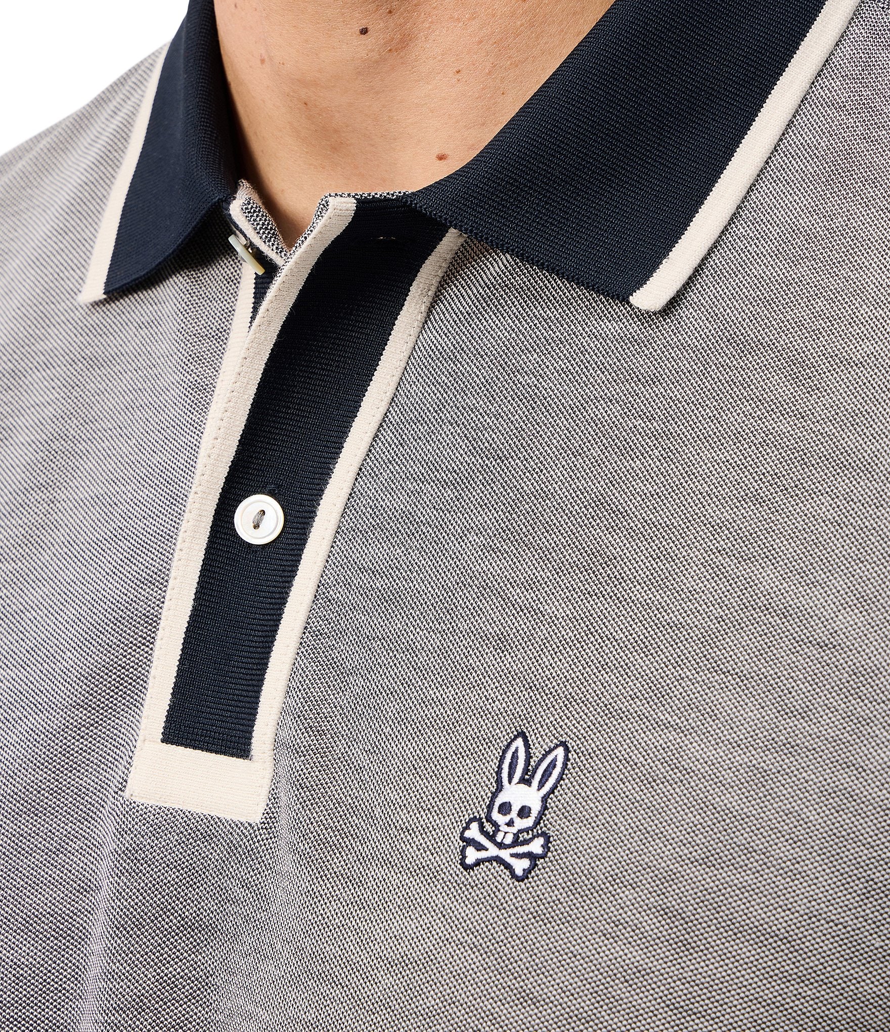 Psycho Bunny Woodway Oxford Short Sleeve Polo Shirt