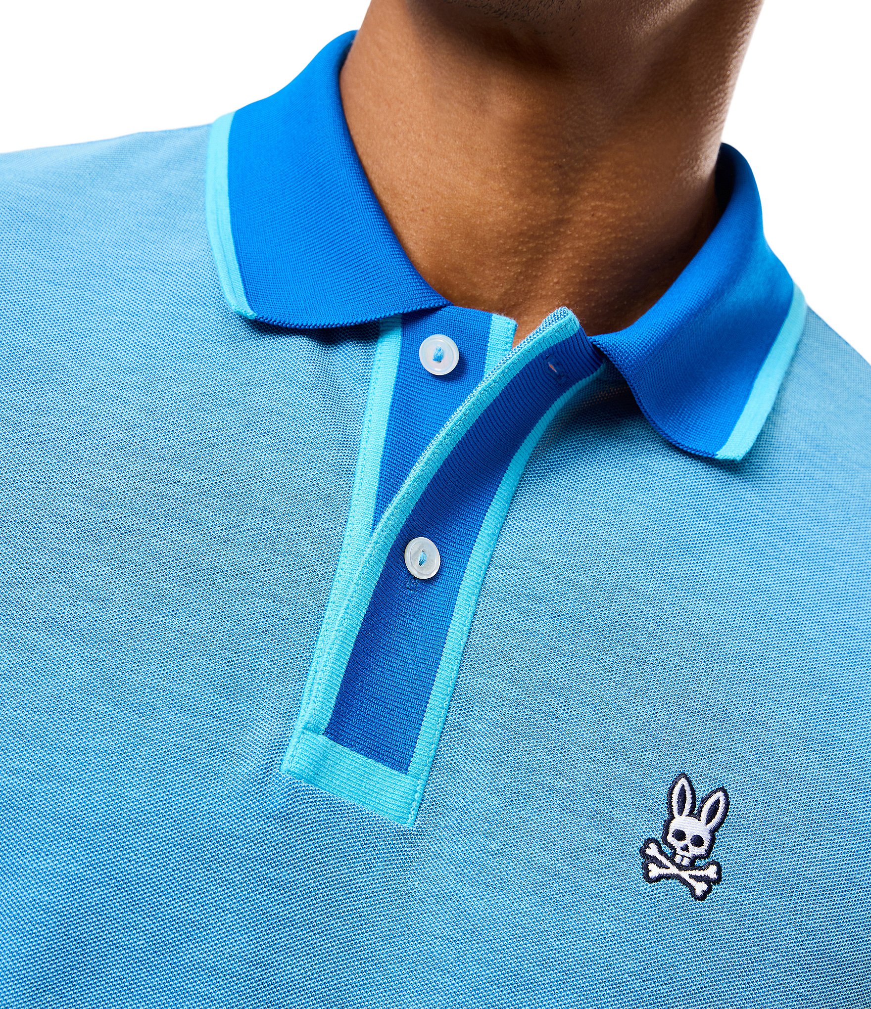 Psycho Bunny Woodway Oxford Short Sleeve Polo Shirt