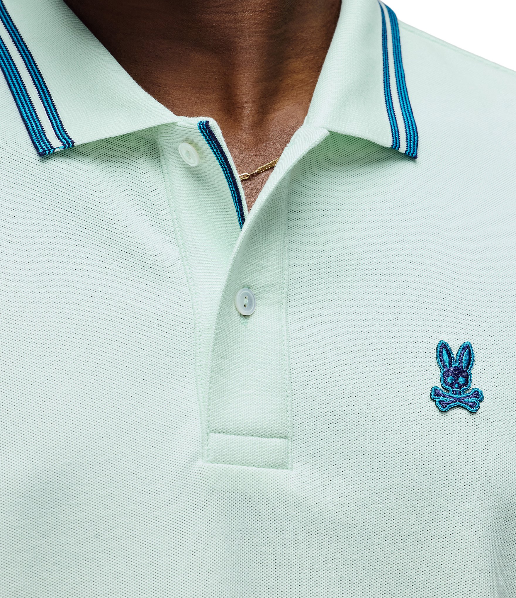 Psycho Bunny Zev Pique Short Sleeve Polo Shirt