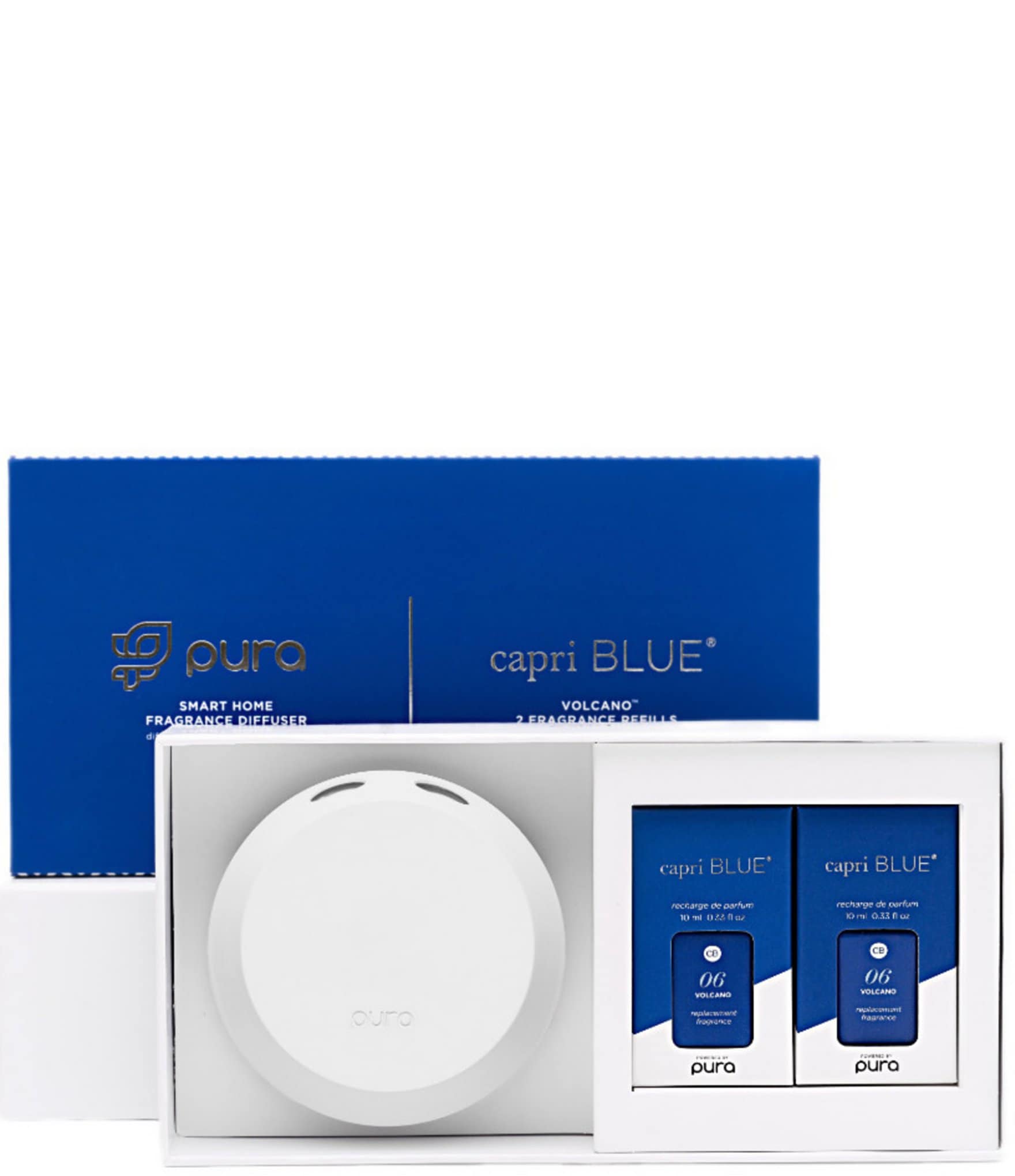 Pura 4 Smart Fragrance Diffuser x Carpi Blue Volcano Fragrance Set | Dillard's