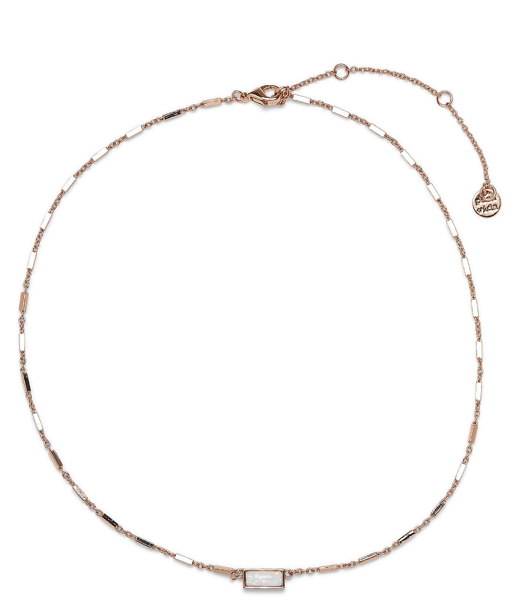 Pura Vida Bitty Opal Rose Gold Choker Necklace | Dillard's