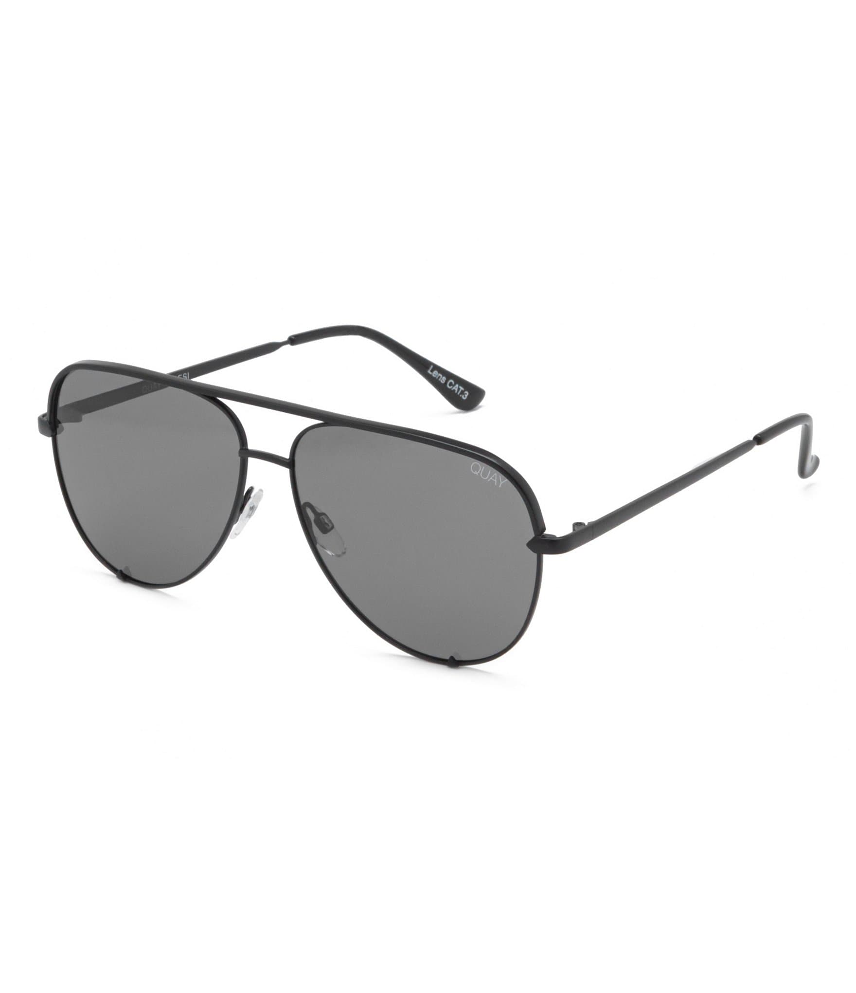 Quay Australia x Saweetie High Profile Polarized Aviator Sunglasses