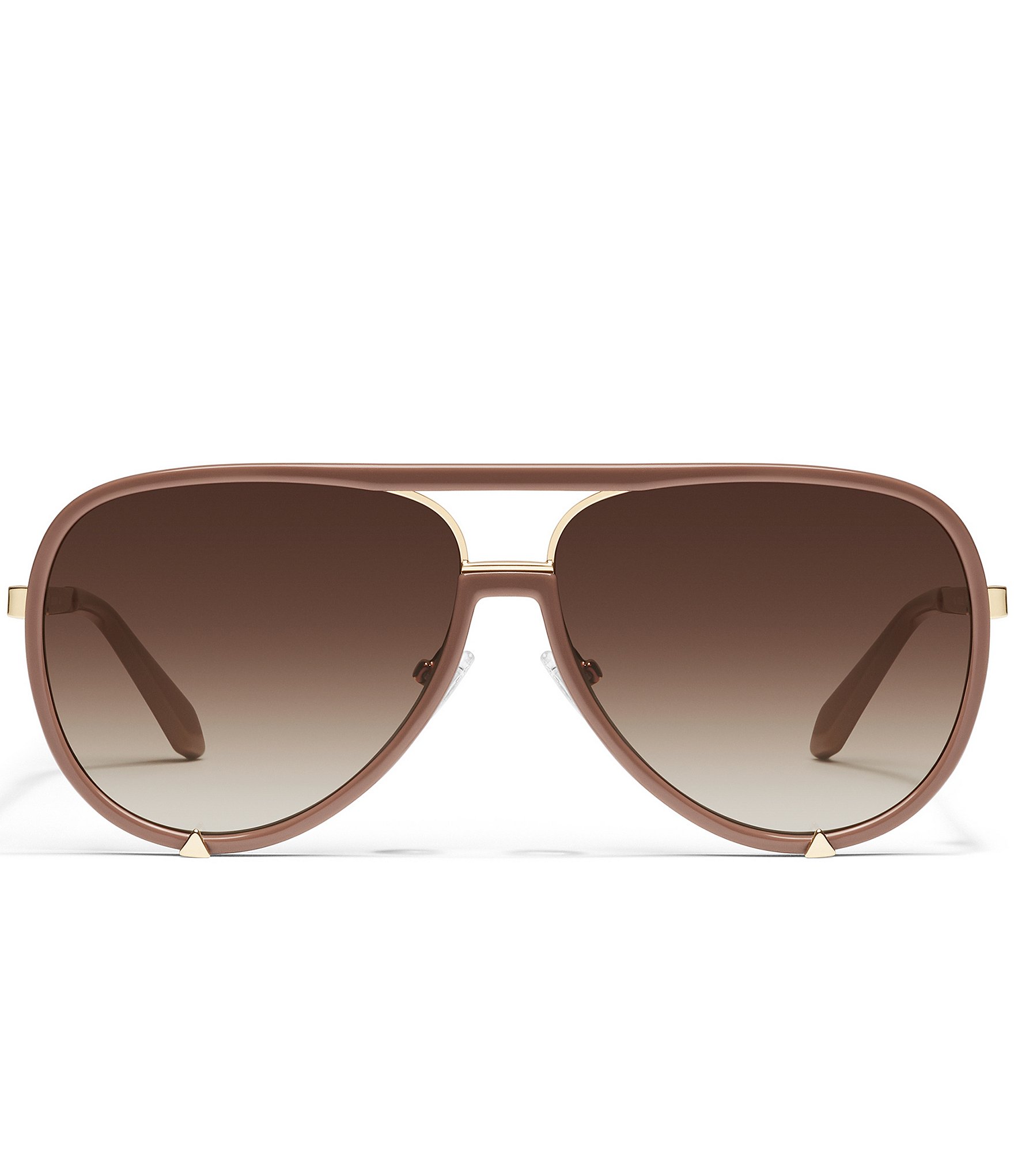 Quay Australia Unisex High Profile 51mm Aviator Sunglasses