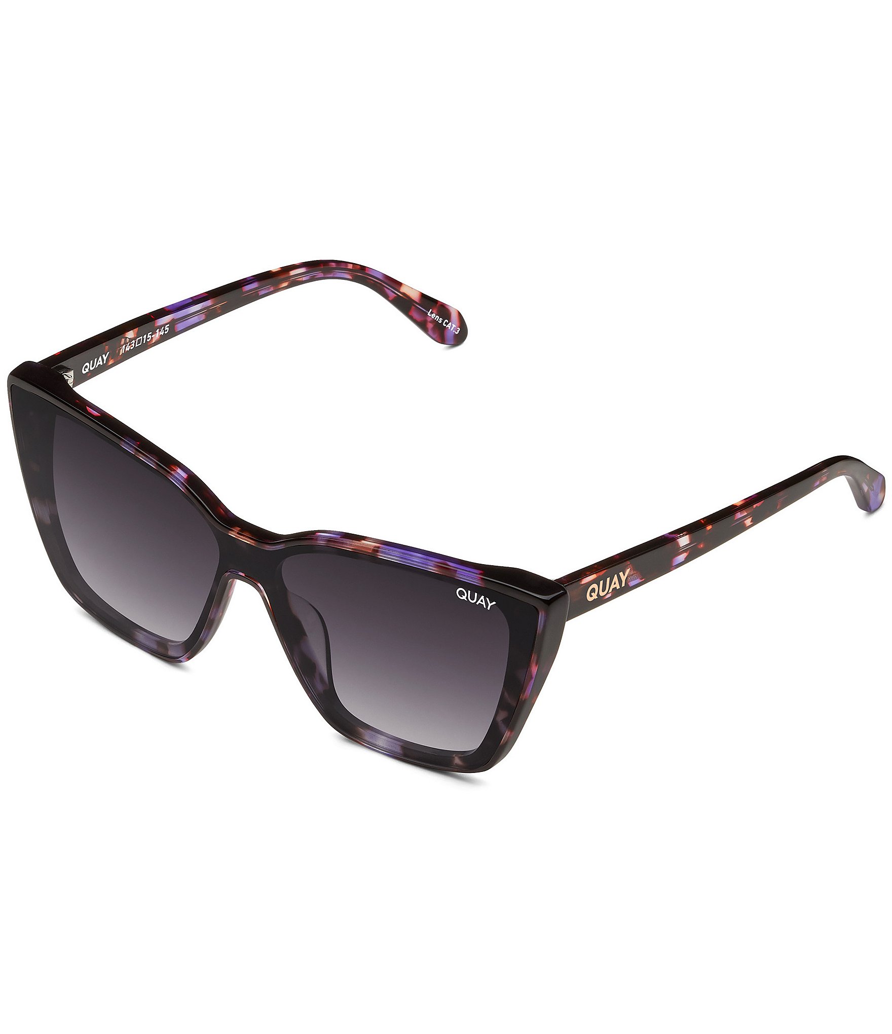 Quay Australia Women's Tortoise Confidential Cat Eye Sunglasses | Dillard's