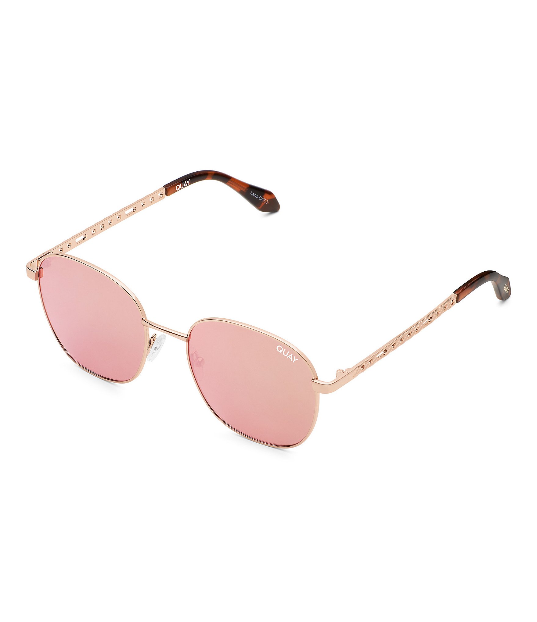 Quay Australia Women's Jezabell Links 39mm Round Sunglasses 