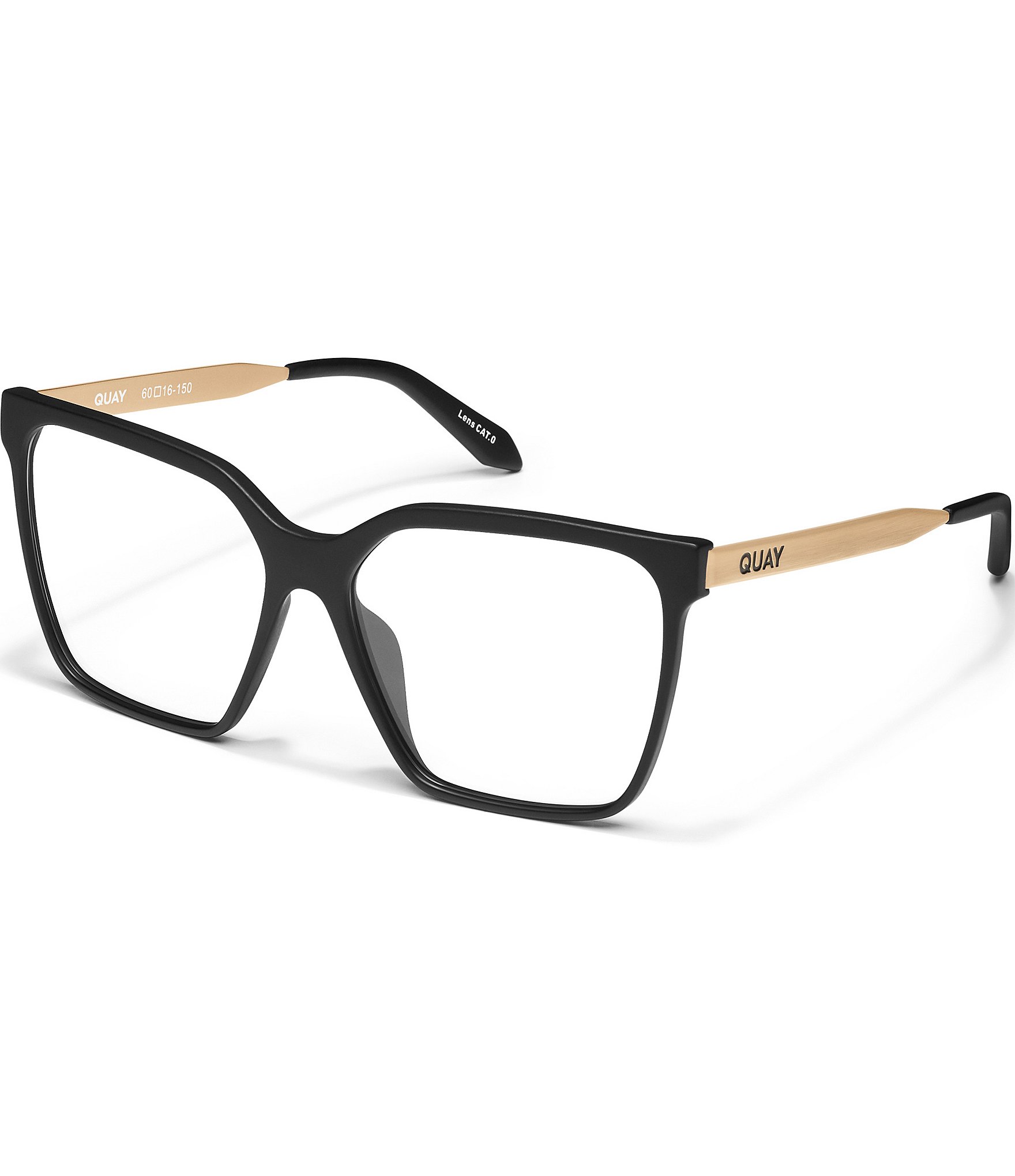 Quay x chrissy hardwire clear square blue light hot sale lenses