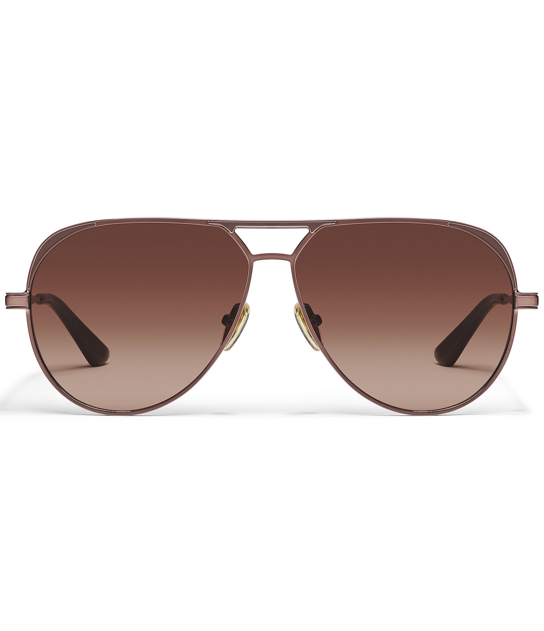 QUAY Women's Open Tab 54mm Aviator Sunglasses
