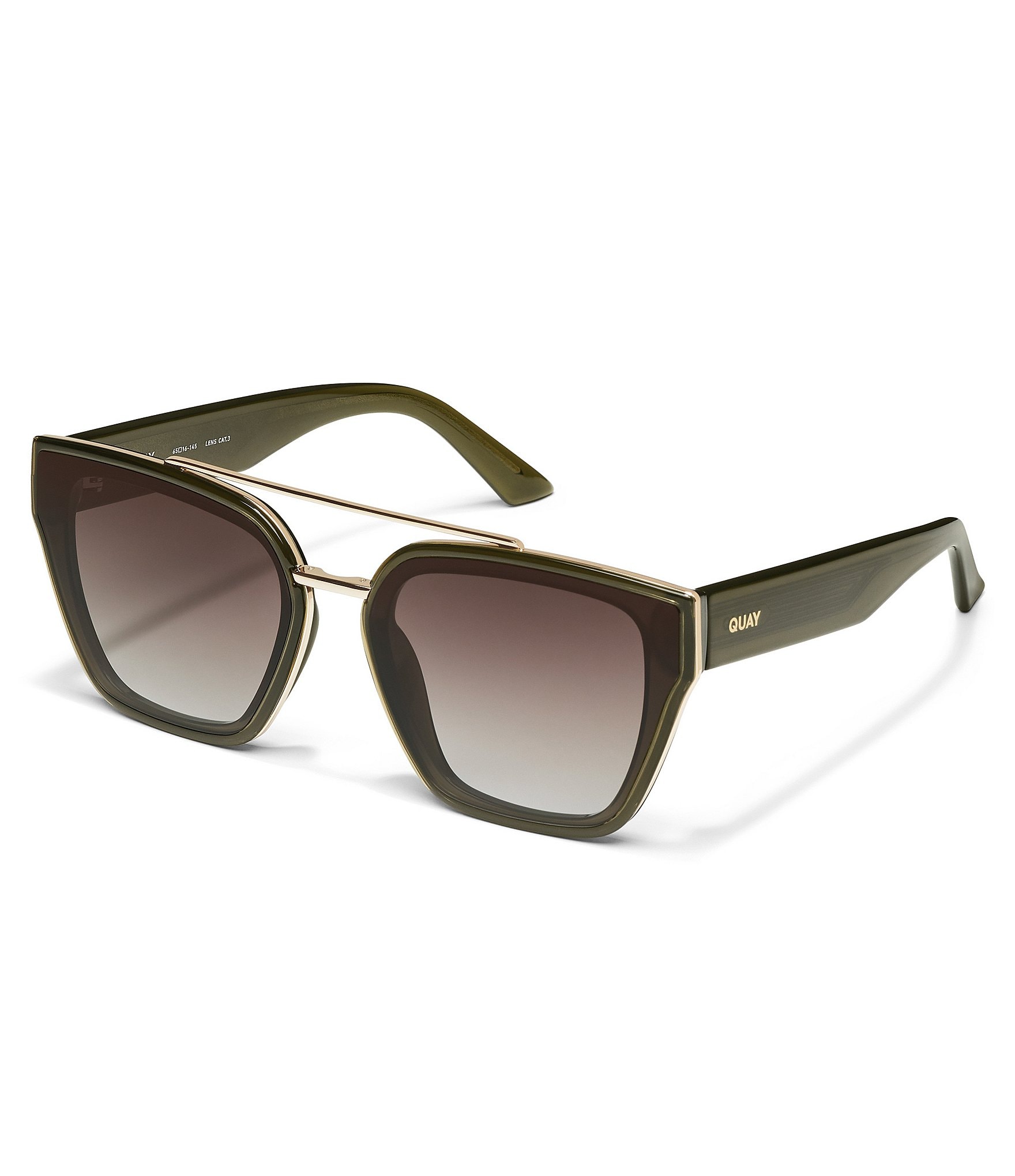 QUAY Women's Sweet Talker 51mm Square Sunglasses