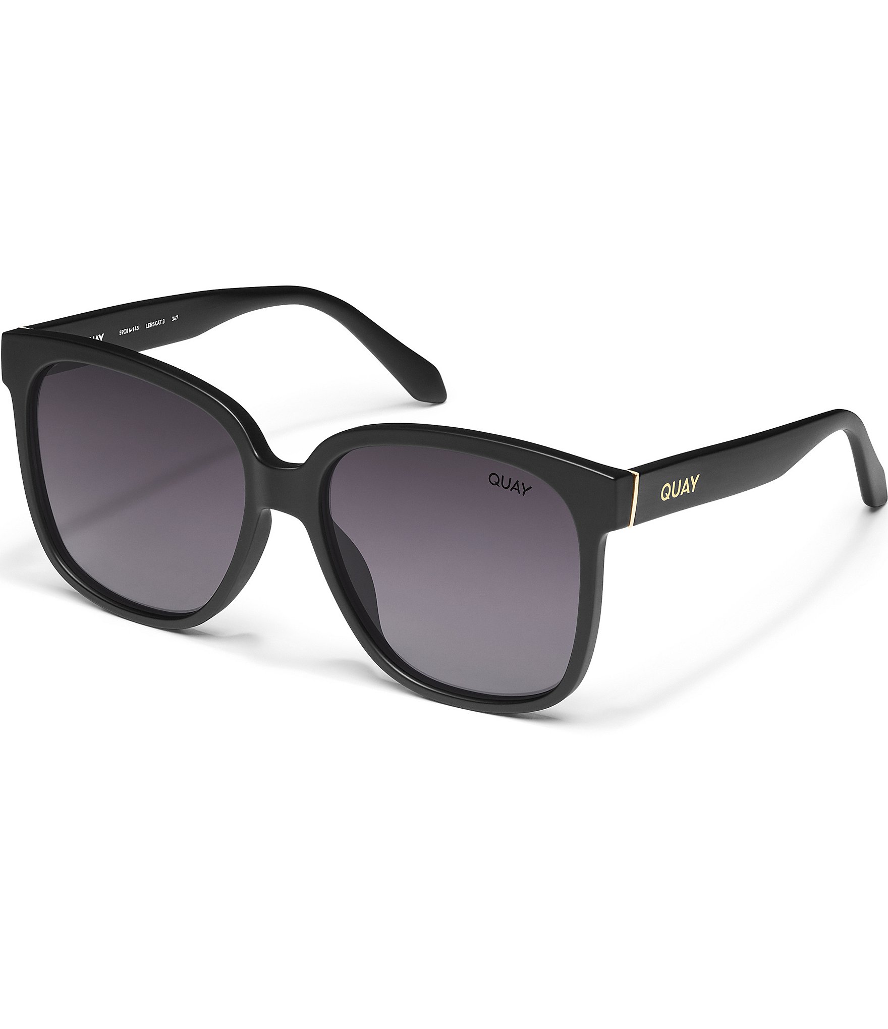 Quay Australia Women's Wide Awake 54mm Square Sunglasses