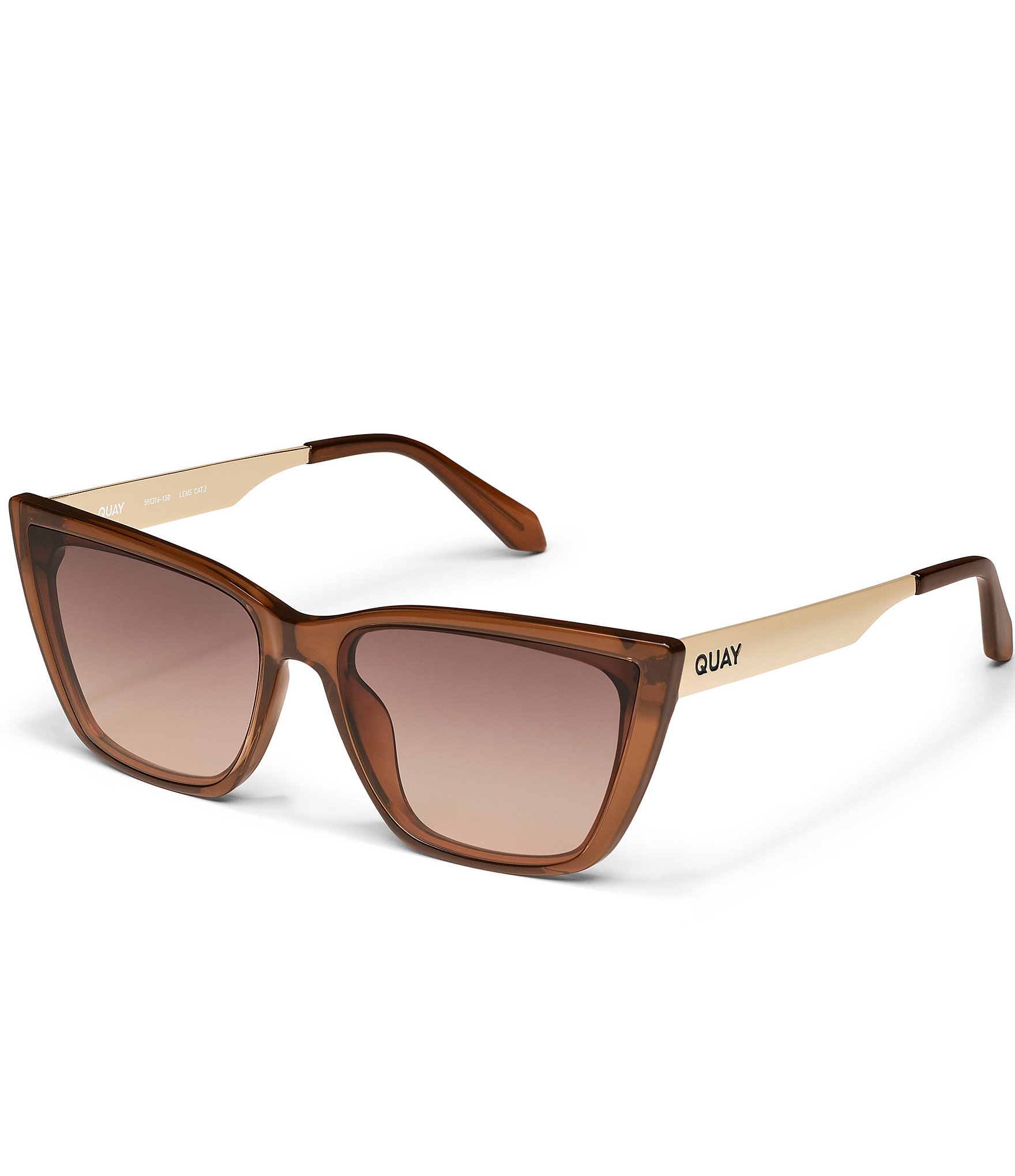 QUAY Women's Call The Shots Remix 59mm Cat Eye Sunglasses