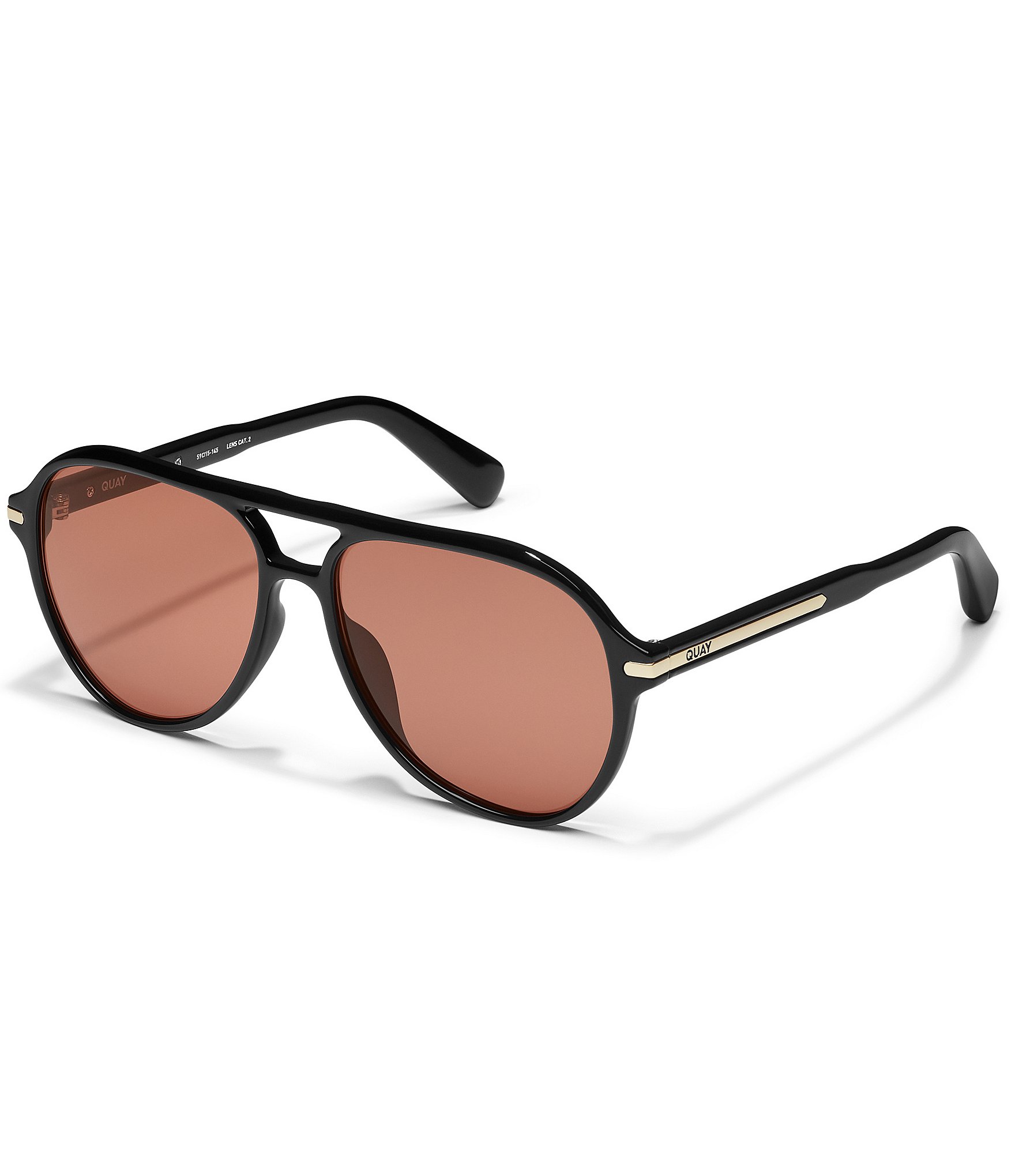 QUAY Women's Day One 59mm Aviator Sunglasses