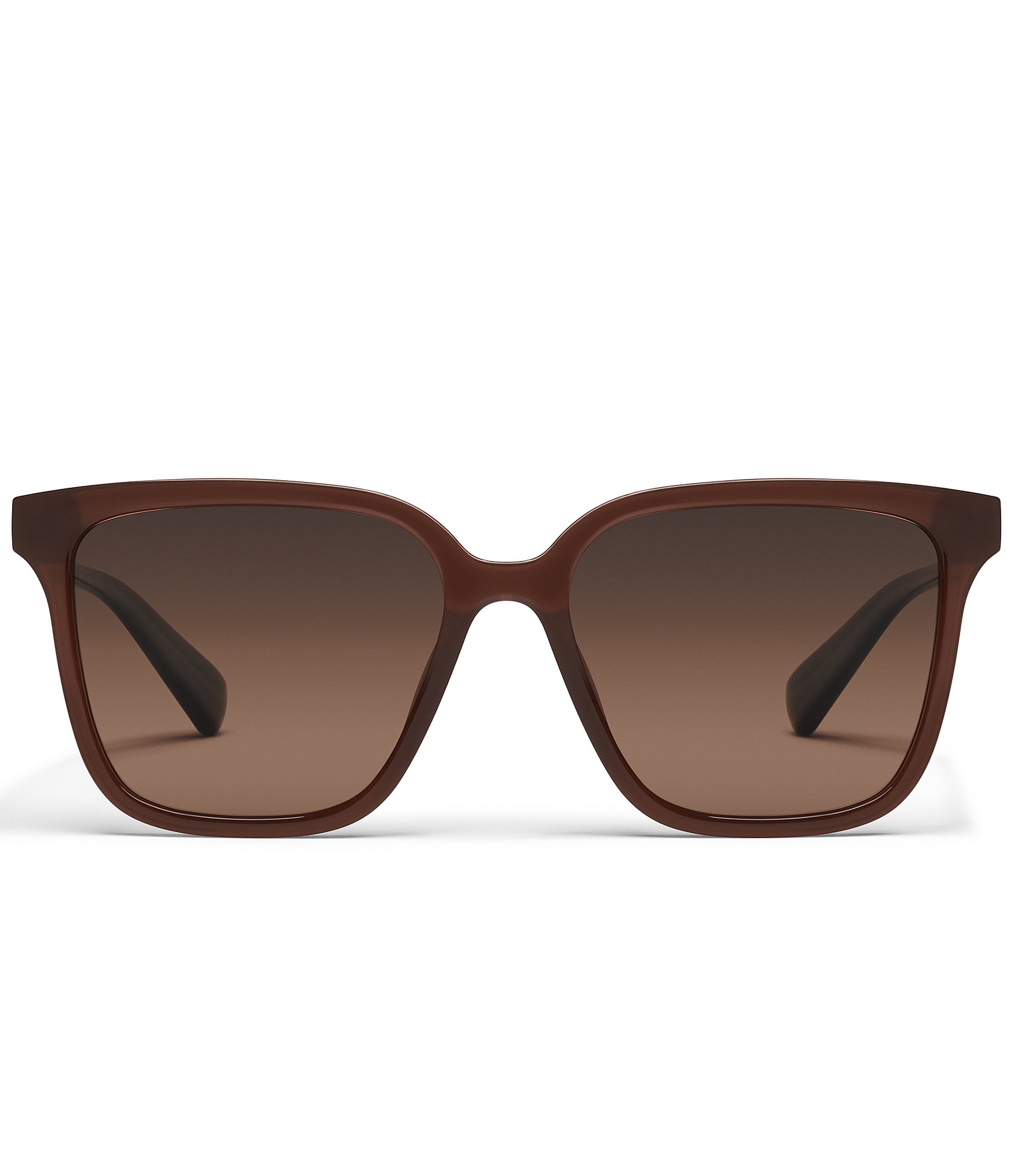QUAY Women's Try Me 55mm Polarized Square Sunglasses