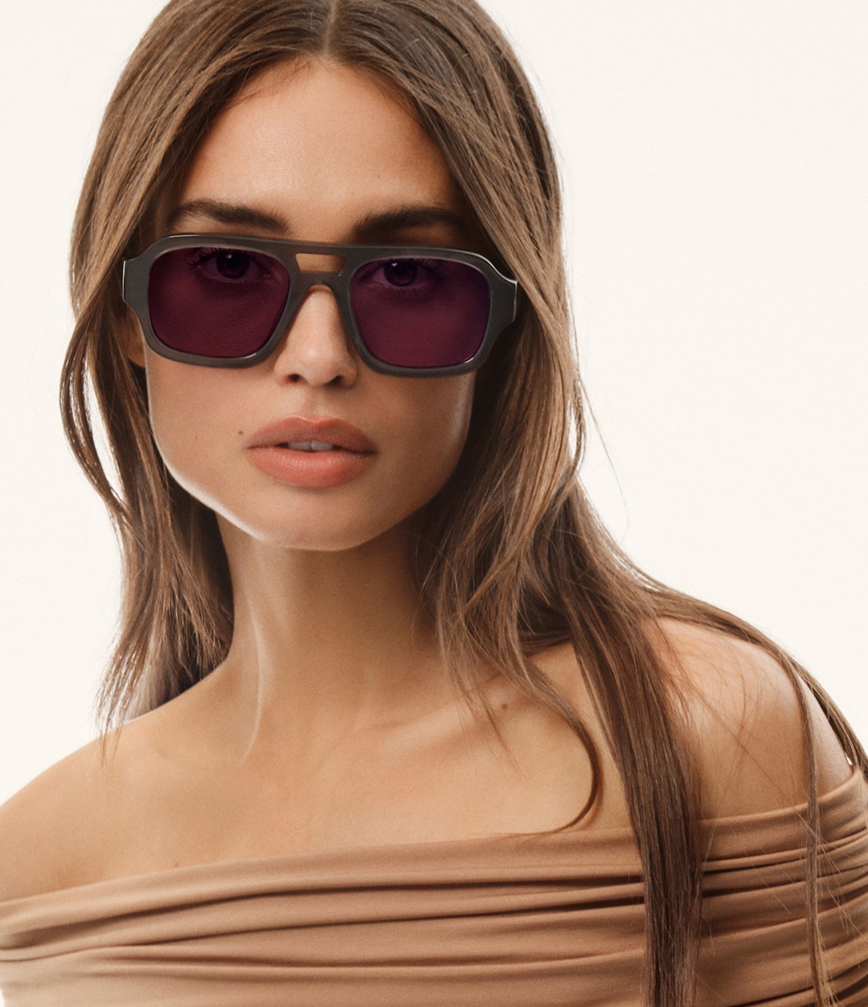 QUAY Women's Why Not 54mm Aviator Sunglasses